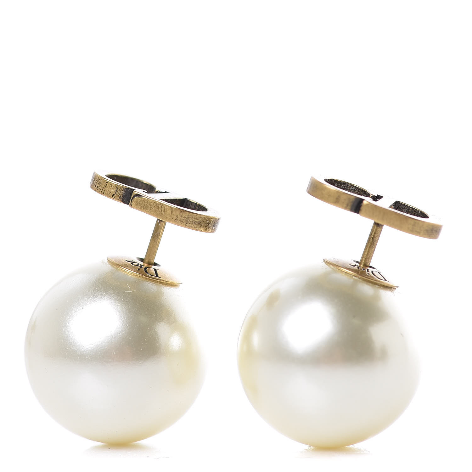 dior tribal pearl earrings