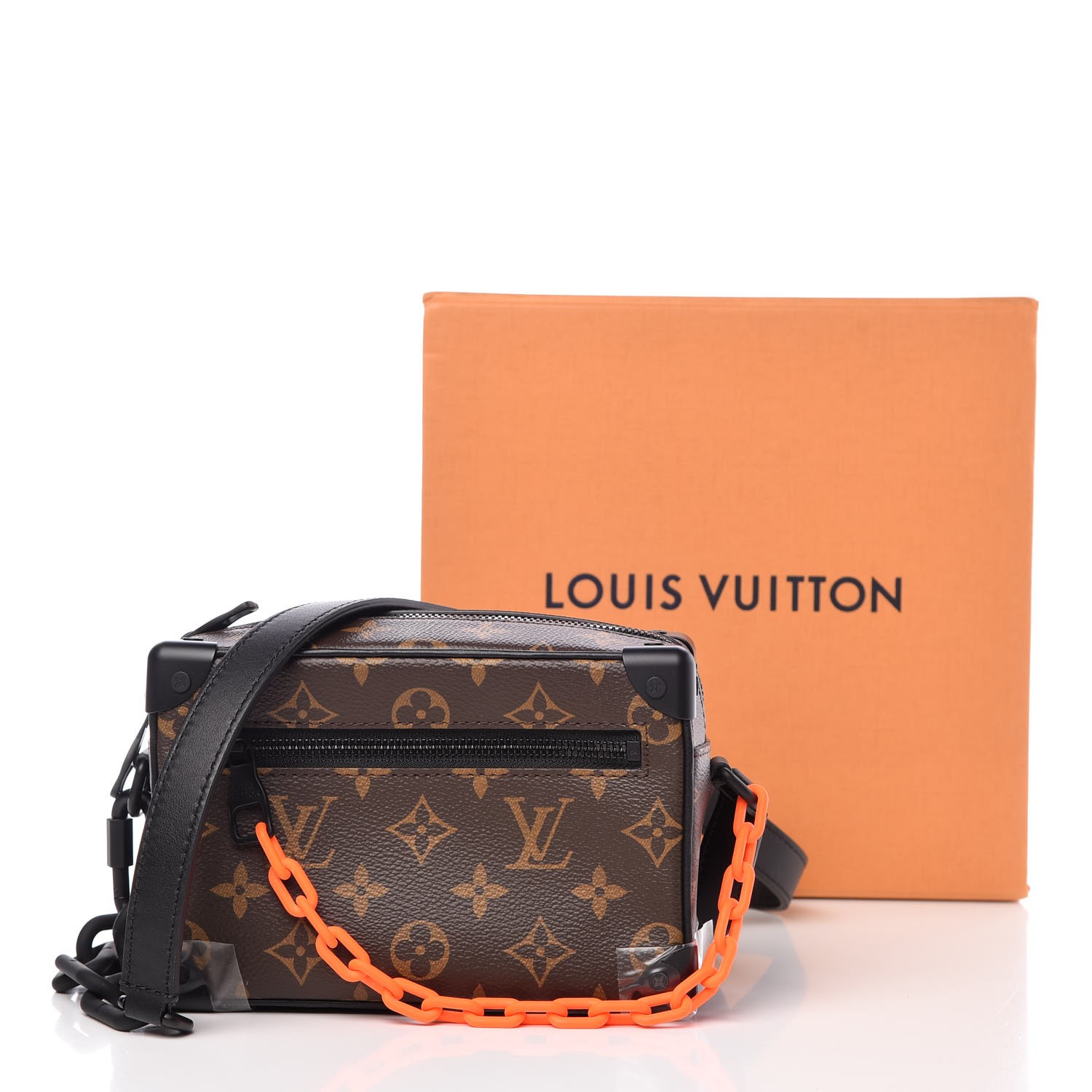 Louis Vuitton Small Bag With Orange Chain | Supreme and Everybody