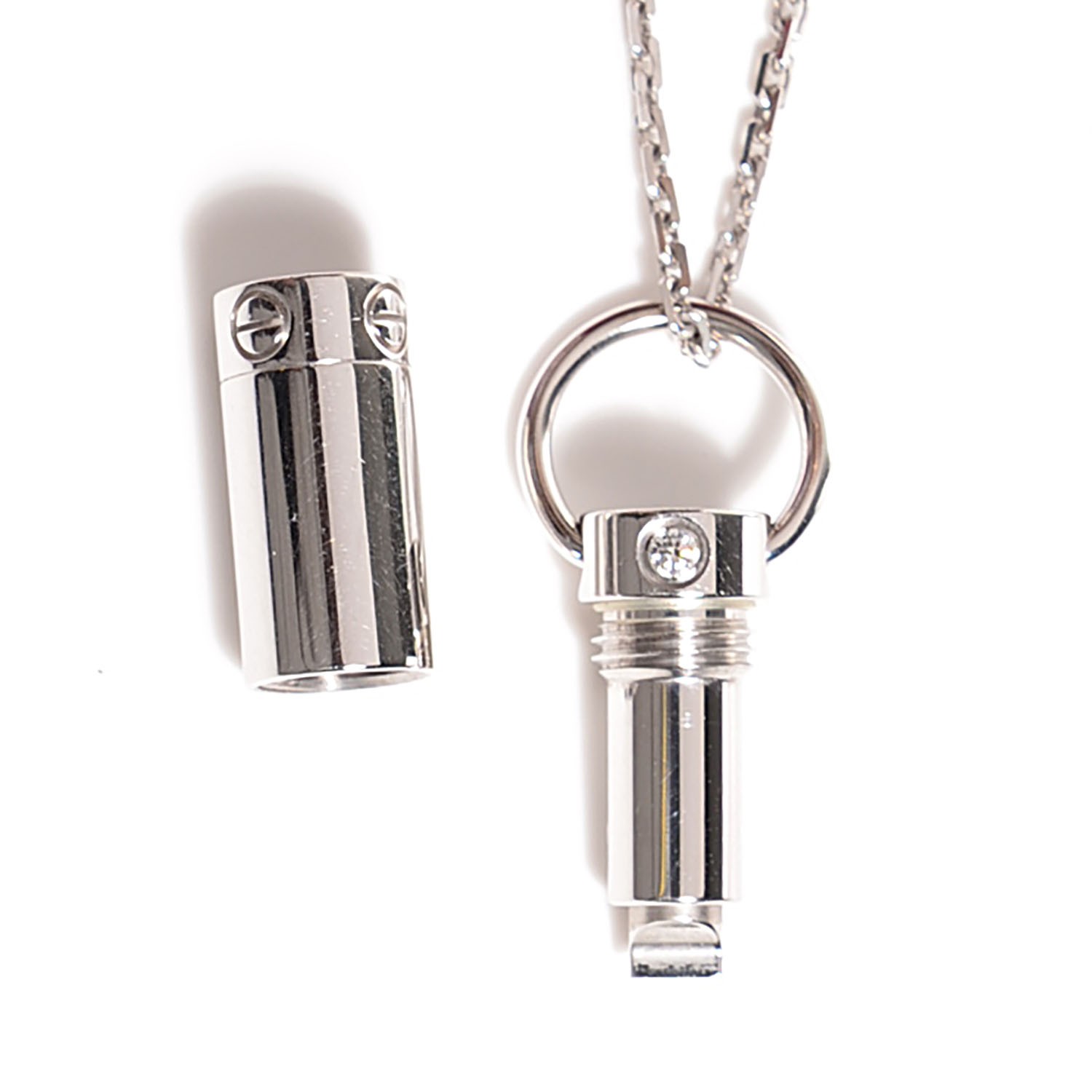 cartier love screwdriver necklace