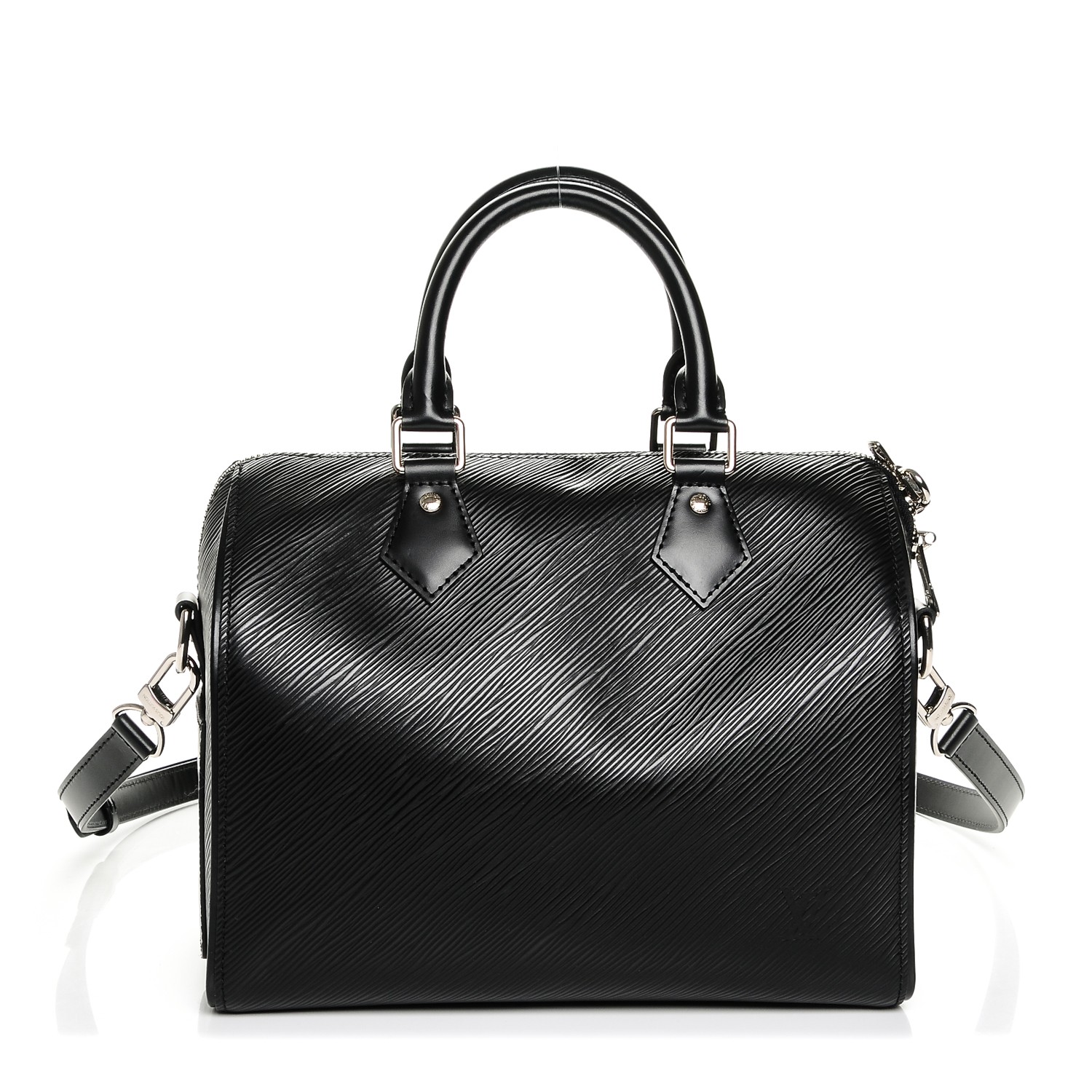 LOUIS VUITTON Epi Speedy Bandouliere 25 Black 193182