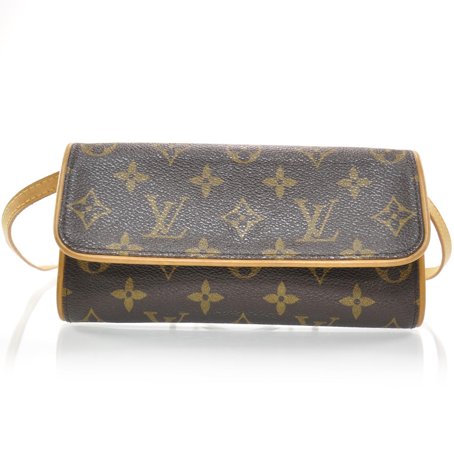 Louis Vuitton Damier Ebene Florentine Pochette Belt