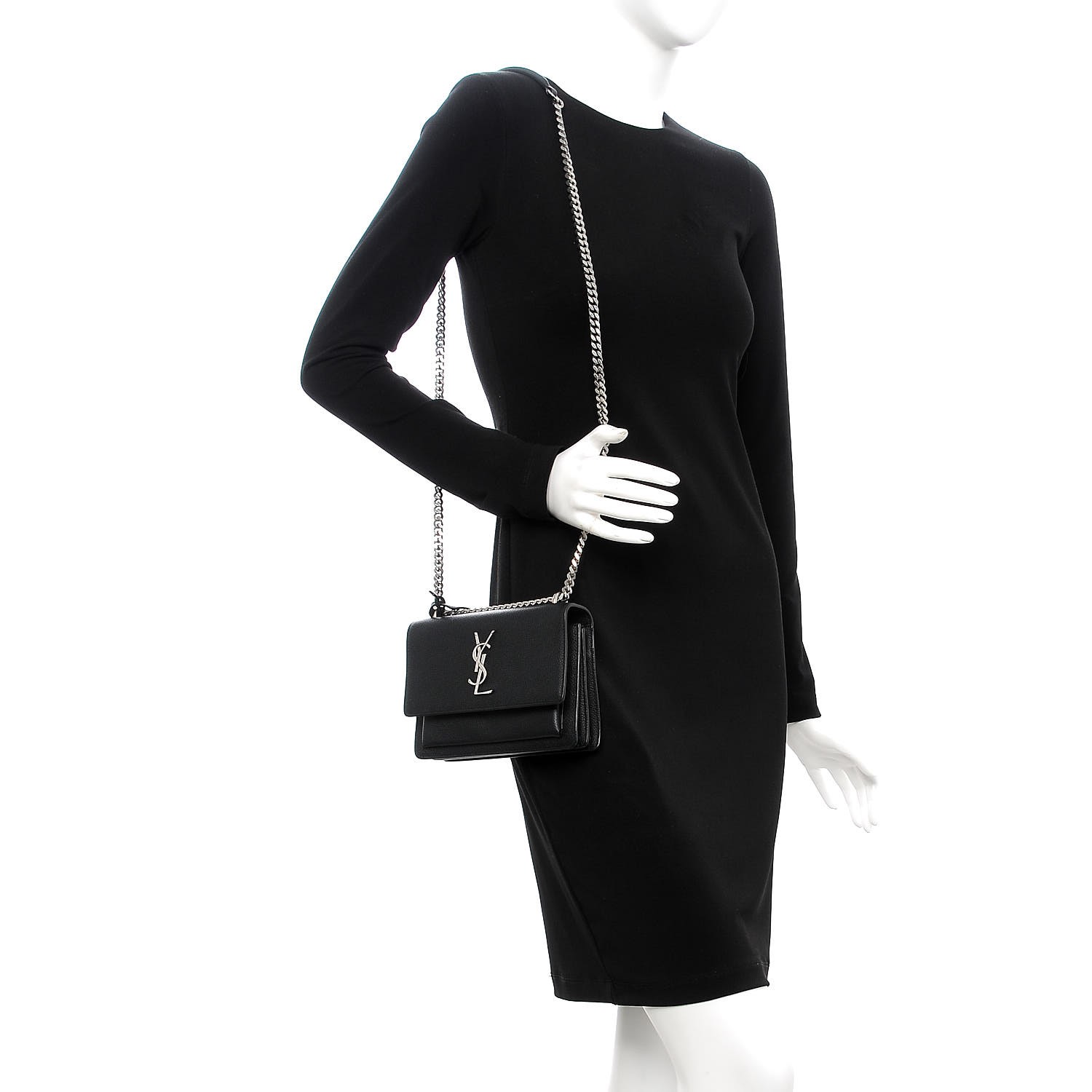 saint laurent small sunset shoulder bag