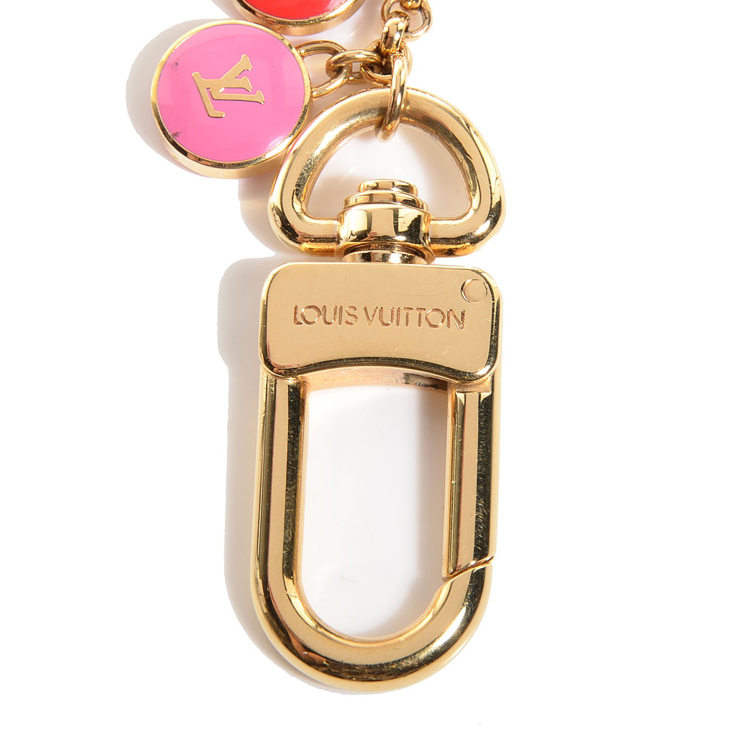 LOUIS VUITTON Pastilles Key Chain Bag Charm Multicolor 90880