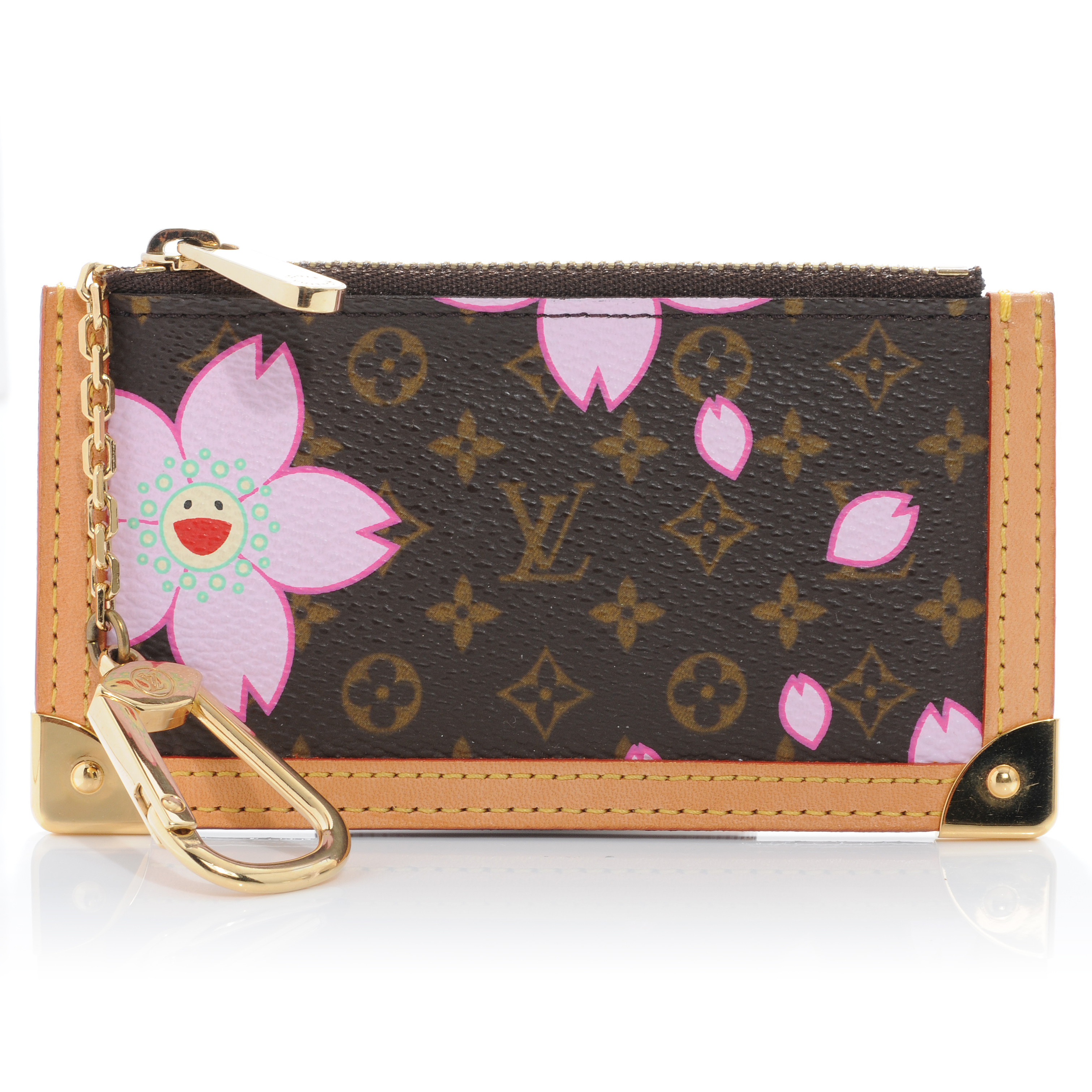Louis Vuitton Cherry Monogram Vernis Pochette Cles Key and