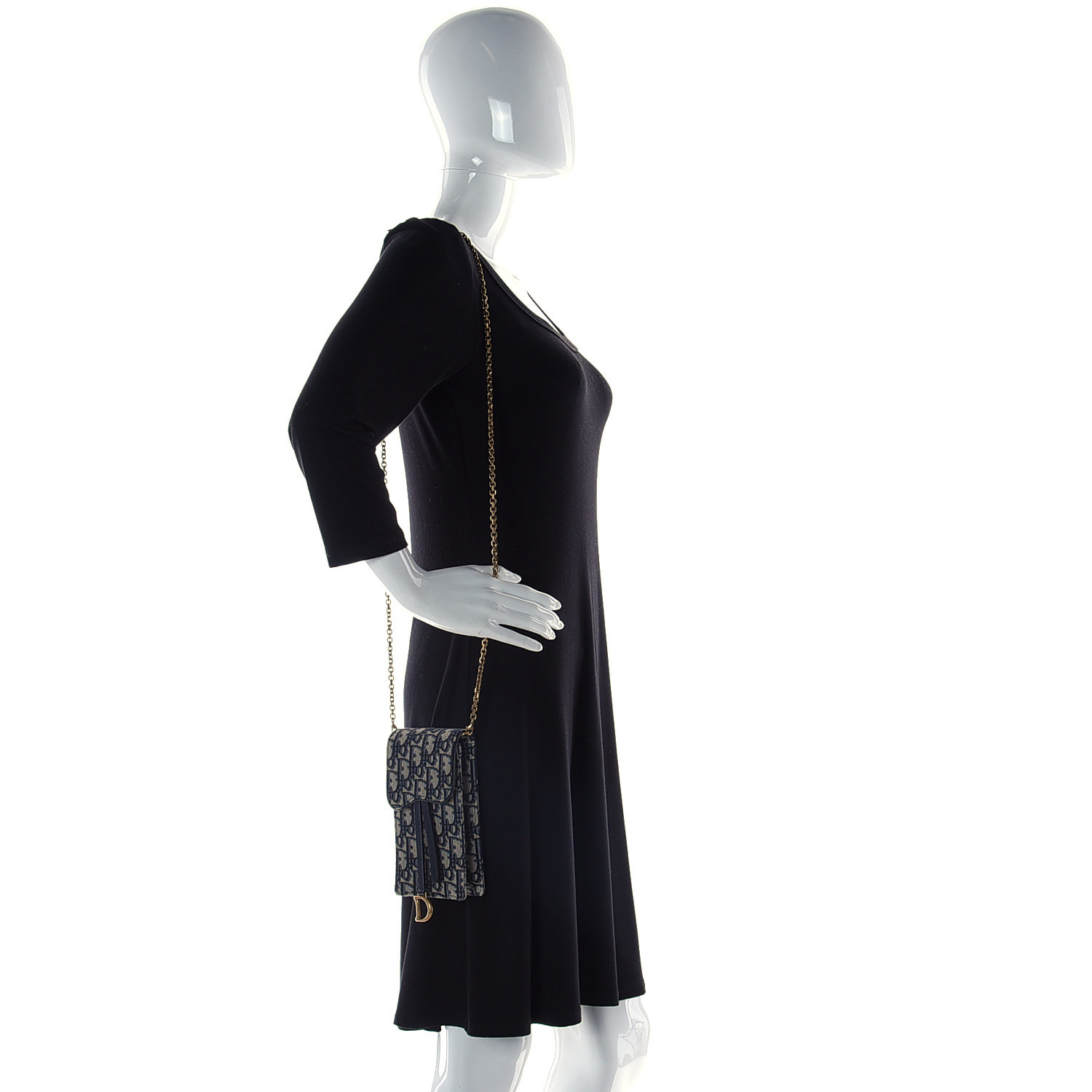 dior saddle oblique phone bolsa