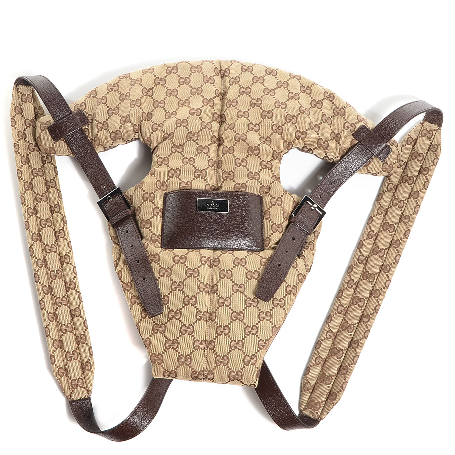 GUCCI Monogram Baby Carrier Brown 83527