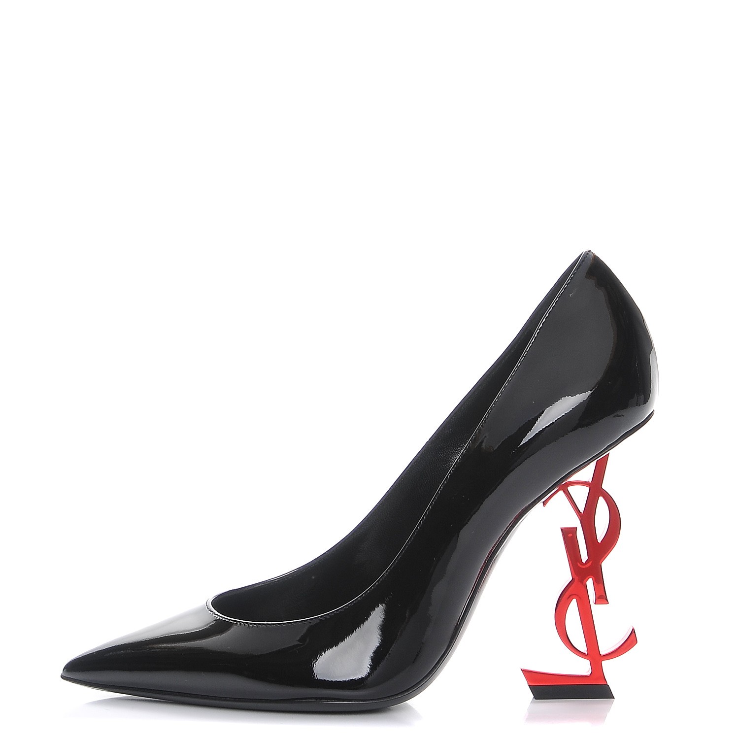 red saint laurent heels