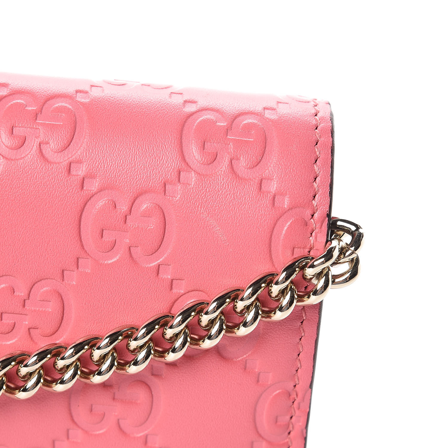 pink gucci chain bag