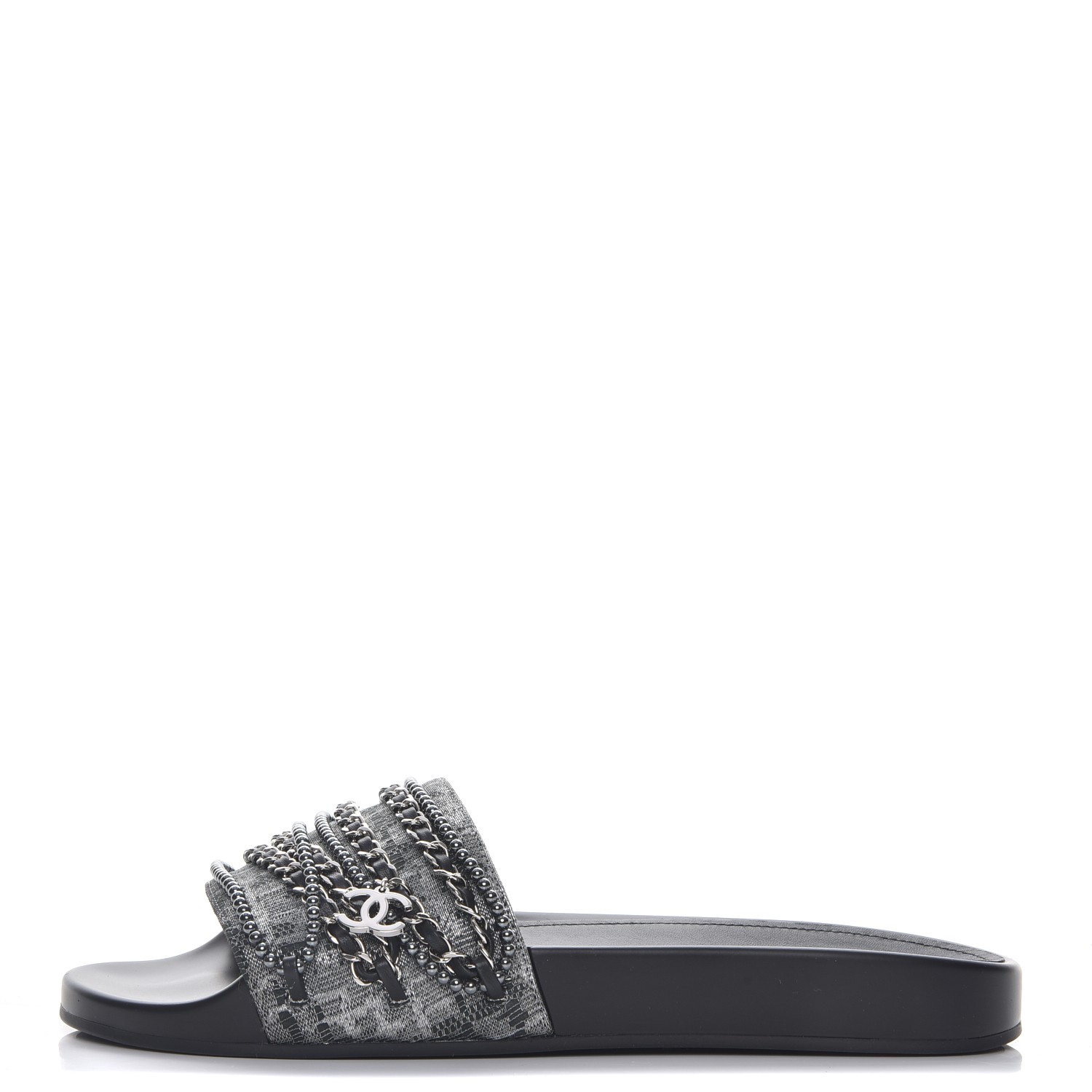 chanel flat mules