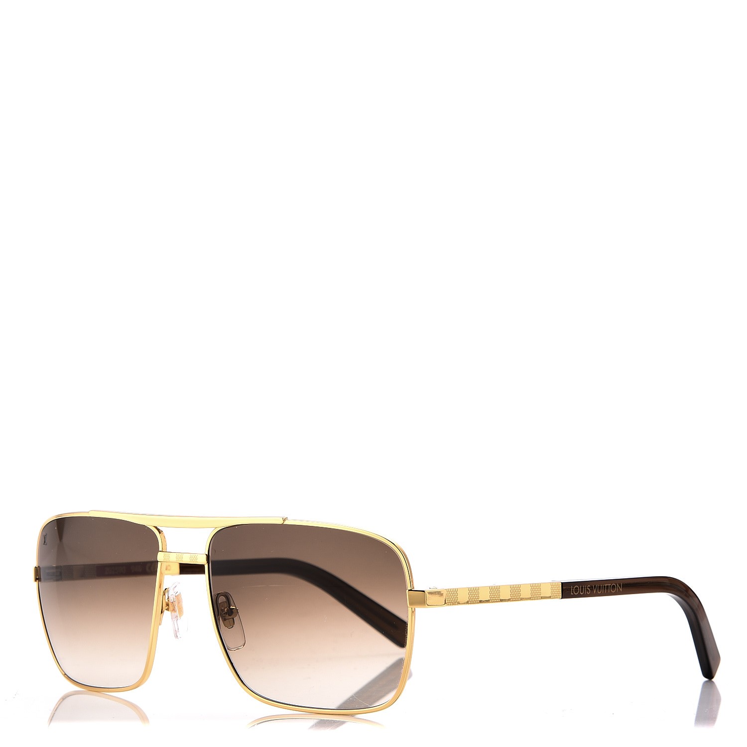 LOUIS VUITTON Attitude Sunglasses Z0259U Gold 236011