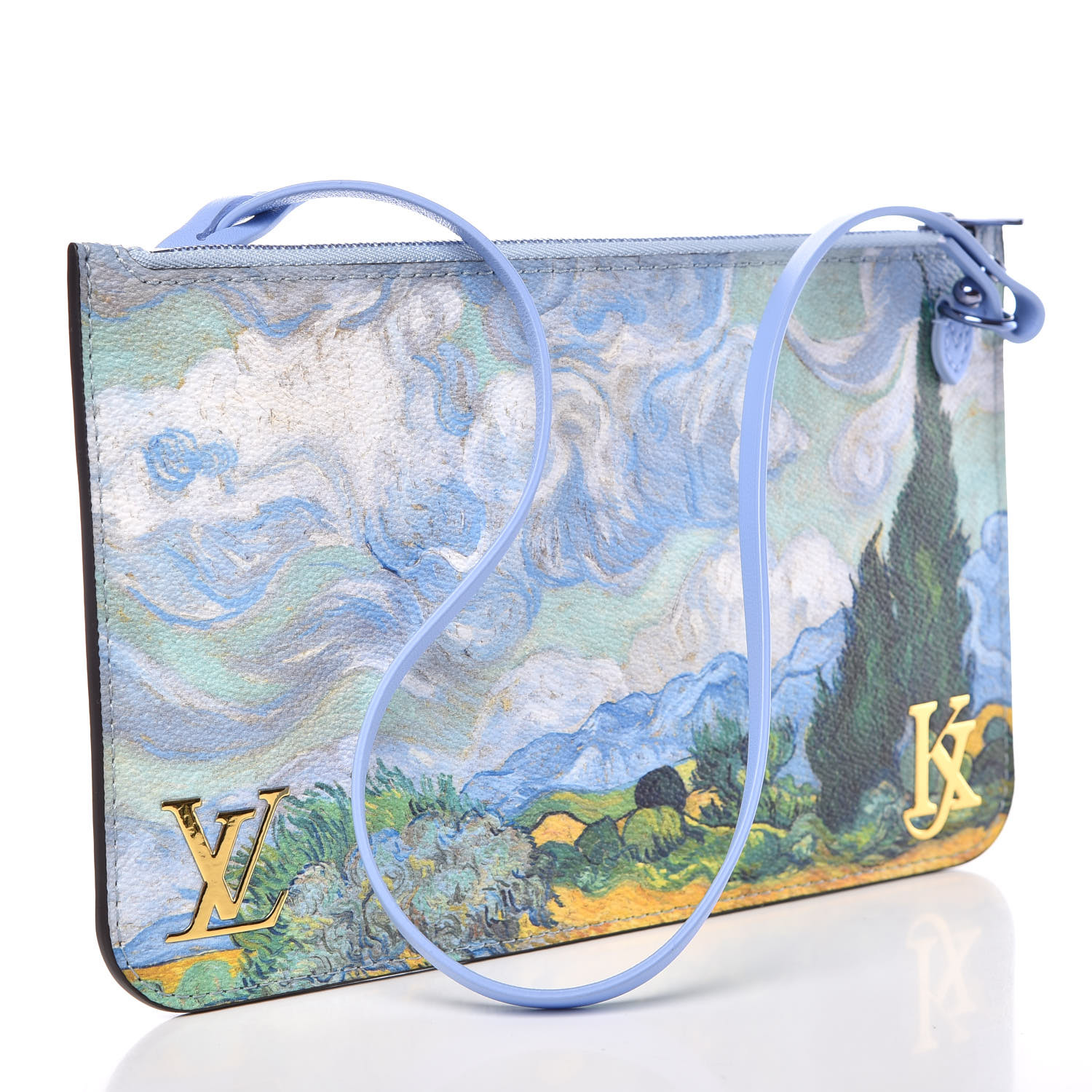 louis vuitton neverfull pochette new york LOUIS VUITTON Masters Jeff Koons Van Gogh Neverfull MM GM Pochette 359093