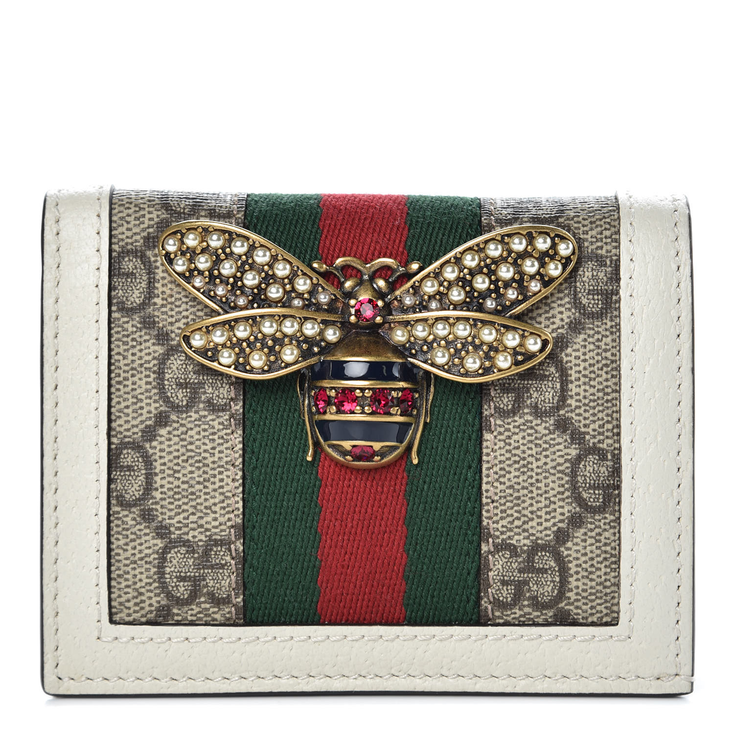 gucci queen margaret card case