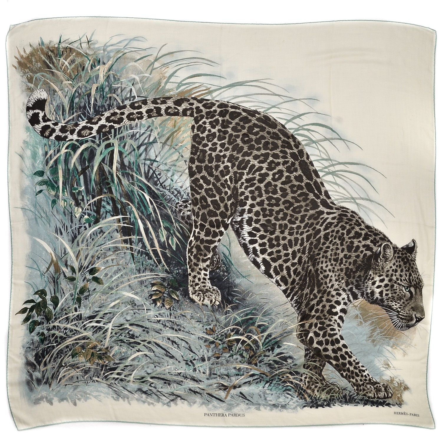 hermes leopard scarf
