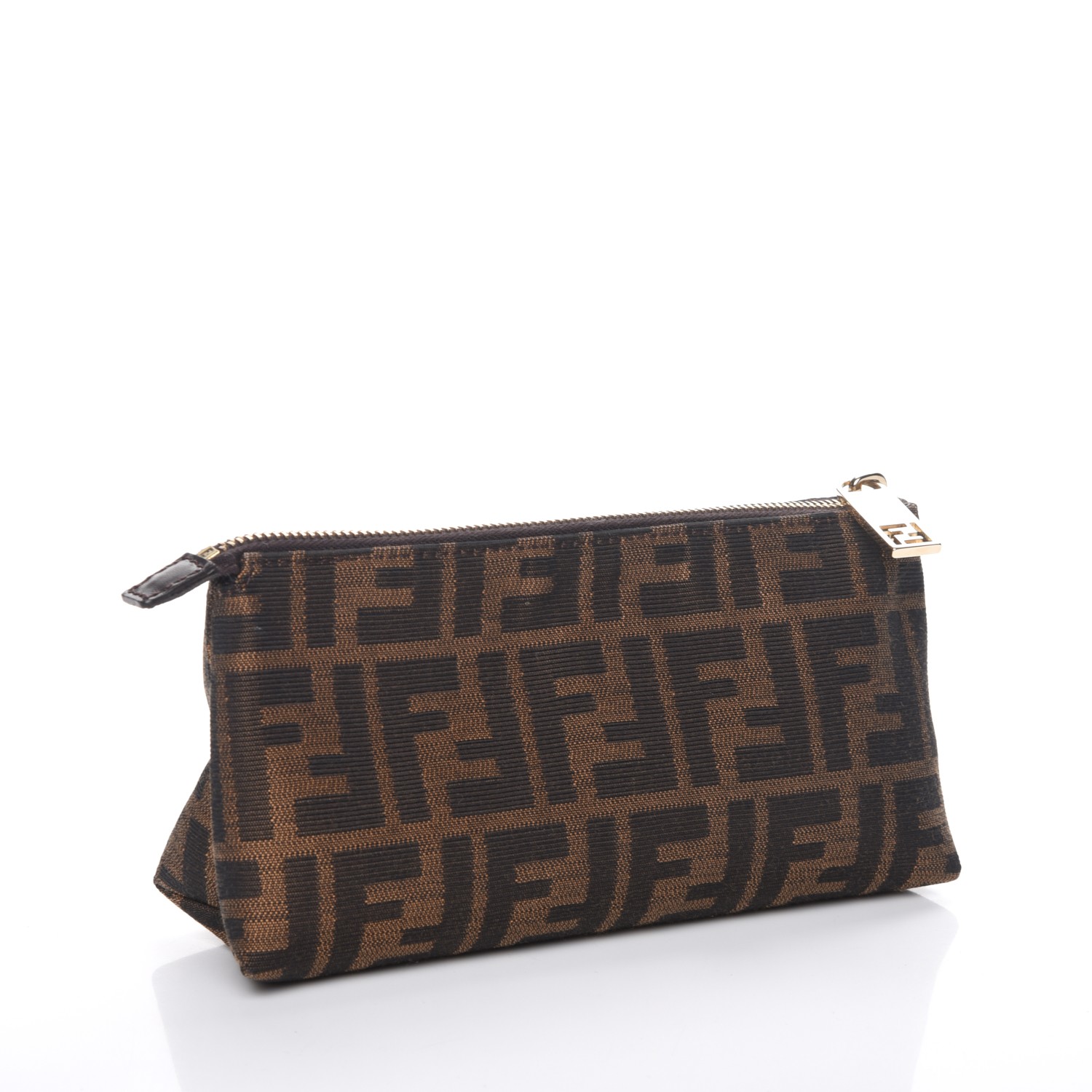 FENDI Zucca Cosmetic Case Tobacco 217149