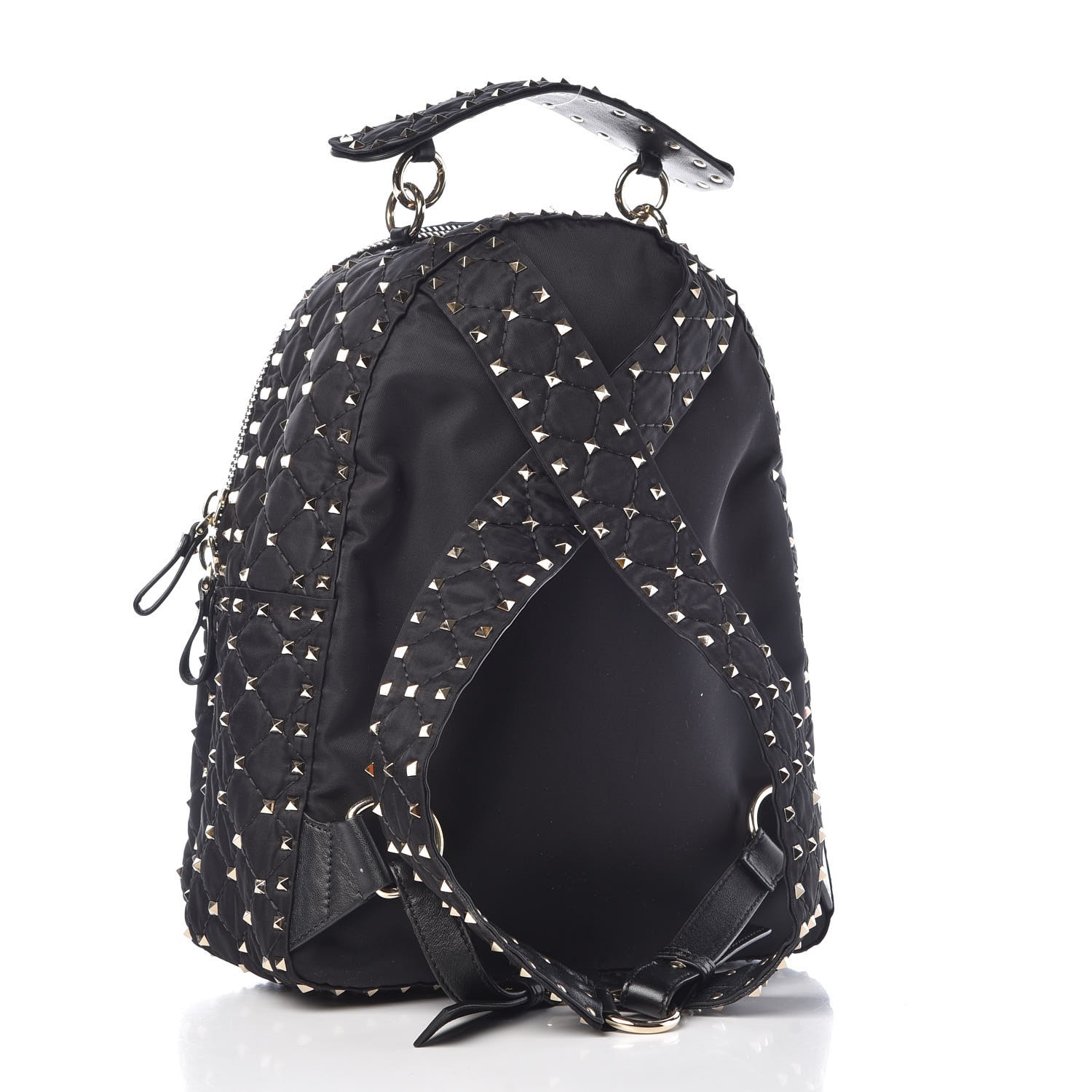 black spiked backpack