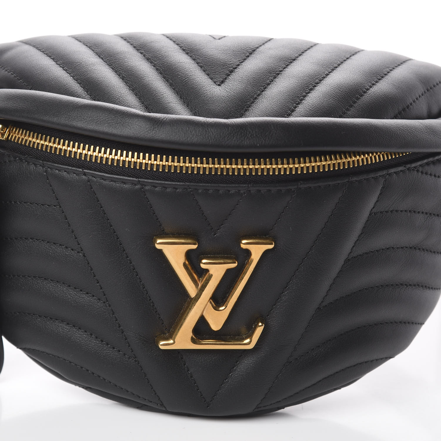 LOUIS VUITTON Monogram New Wave Bumbag Black 585568