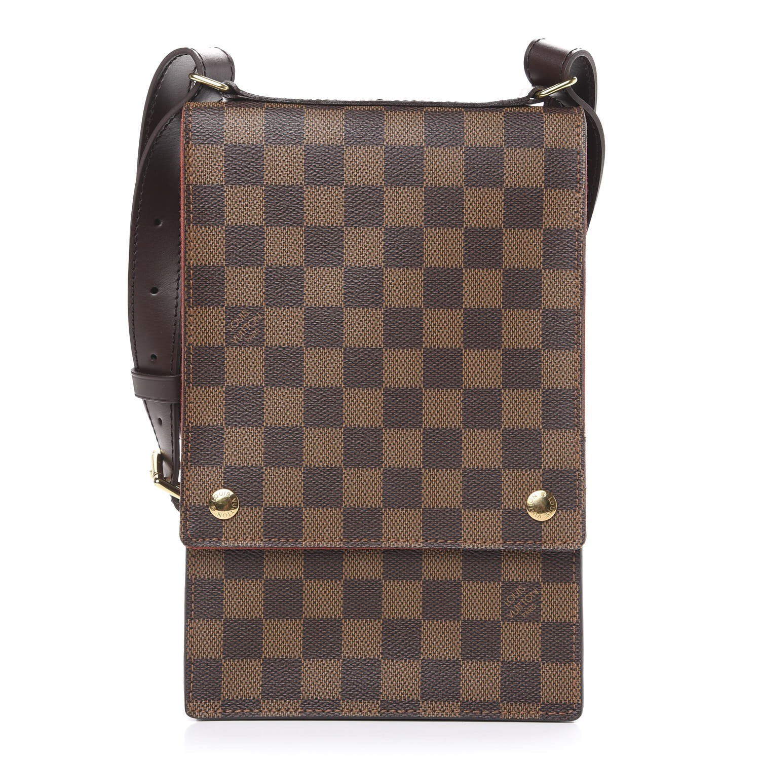 LOUIS VUITTON Damier Ebene Portobello Travel Shoulder Bag 582595