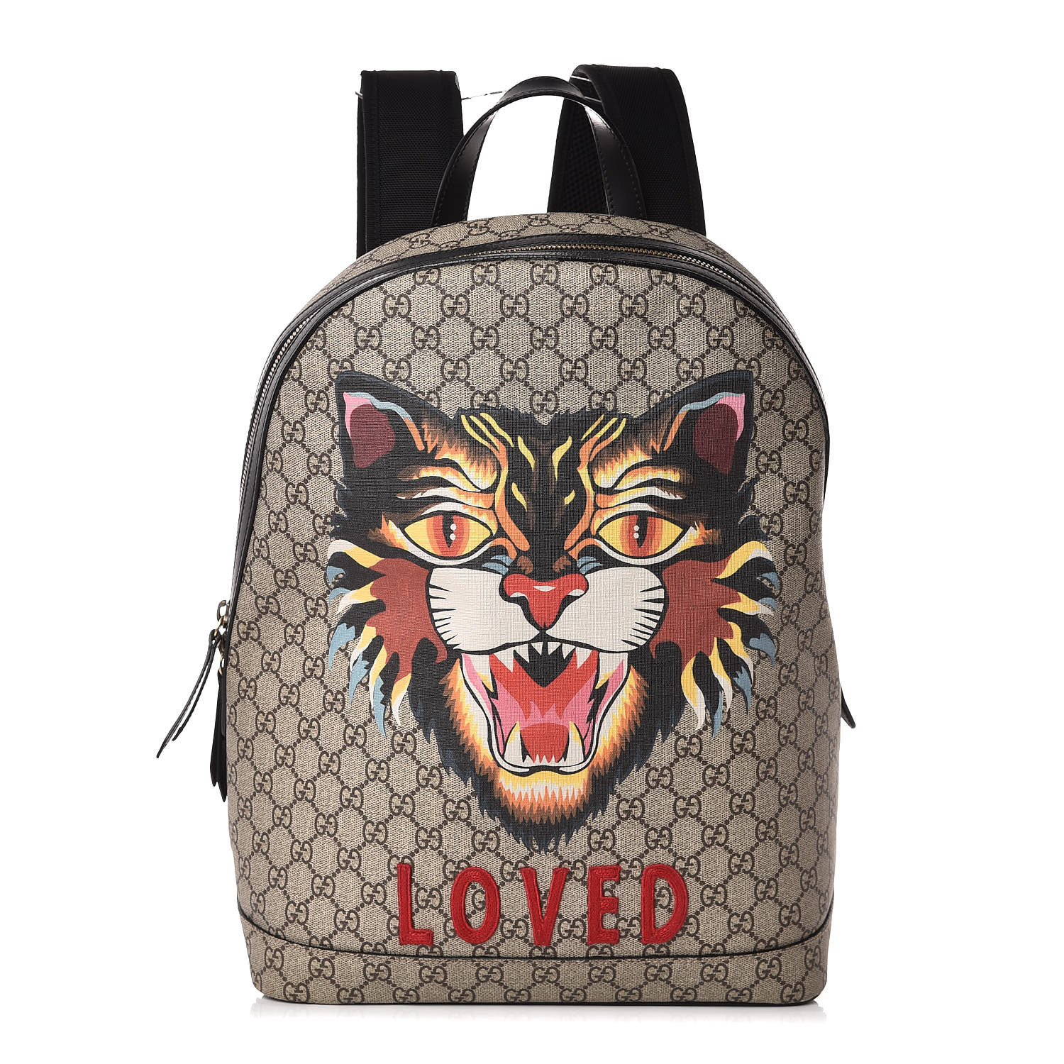 gucci angry cat backpack