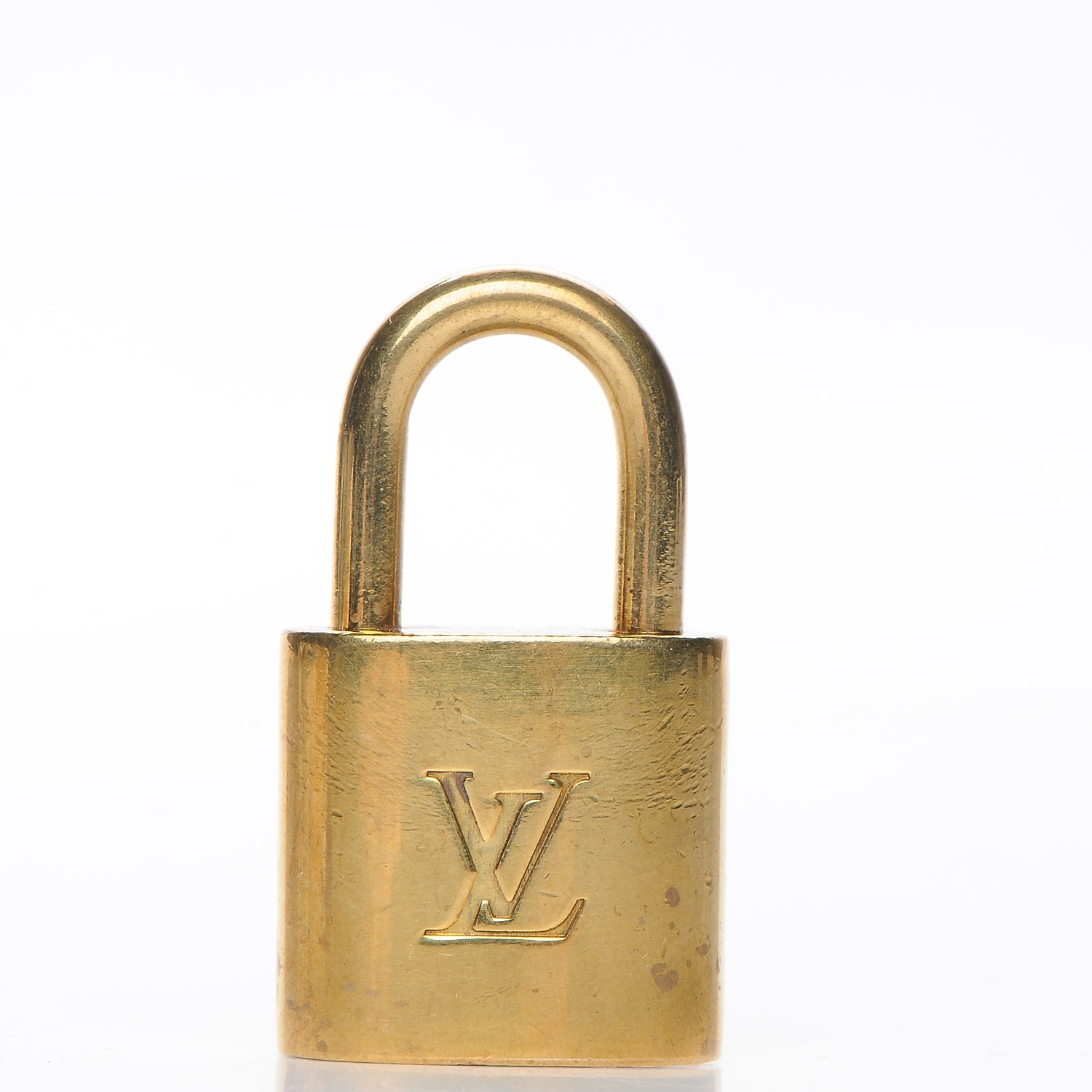 LOUIS VUITTON Brass Lock and Key Set #307 212729