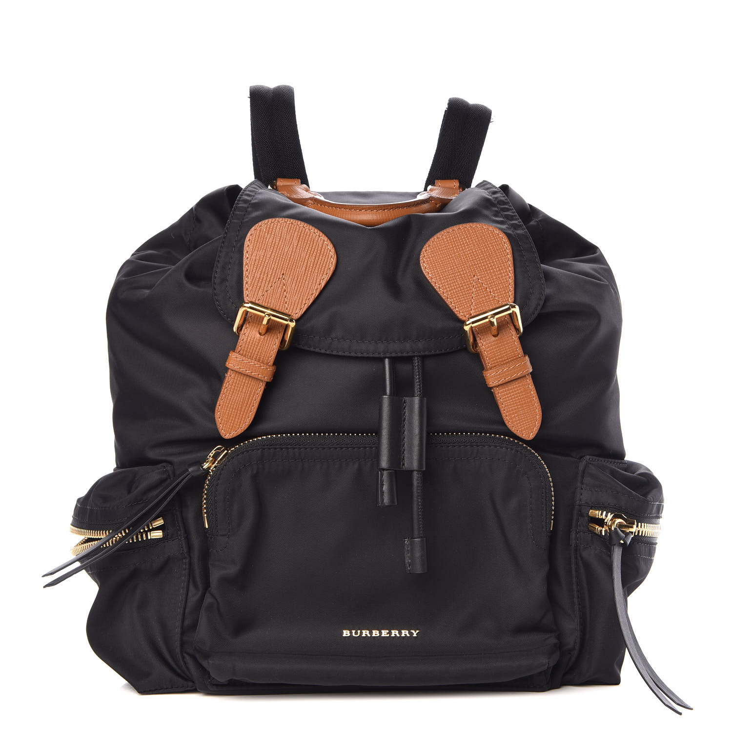 BURBERRY Nylon Medium Backpack Black 356826