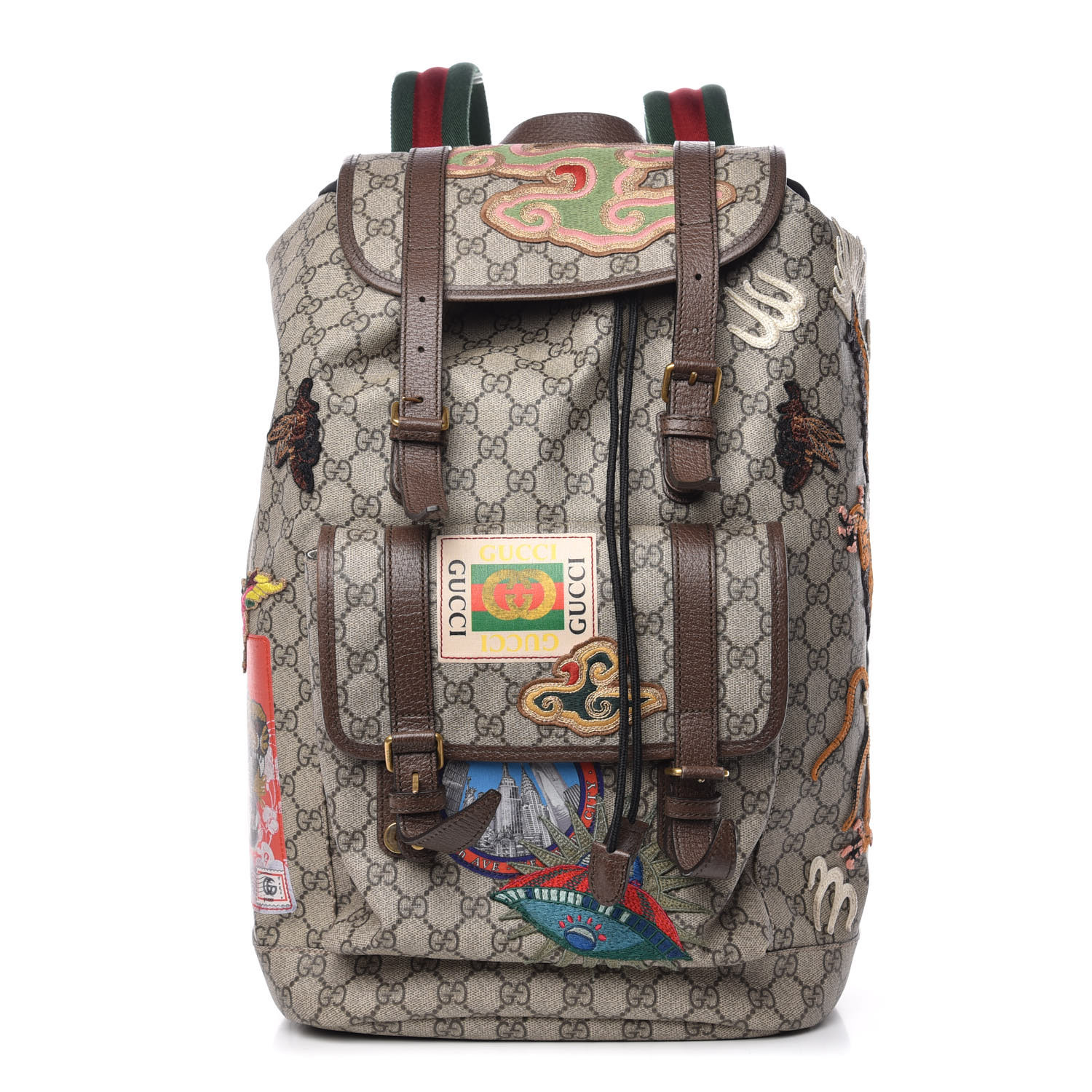 gucci courrier gg supreme backpack
