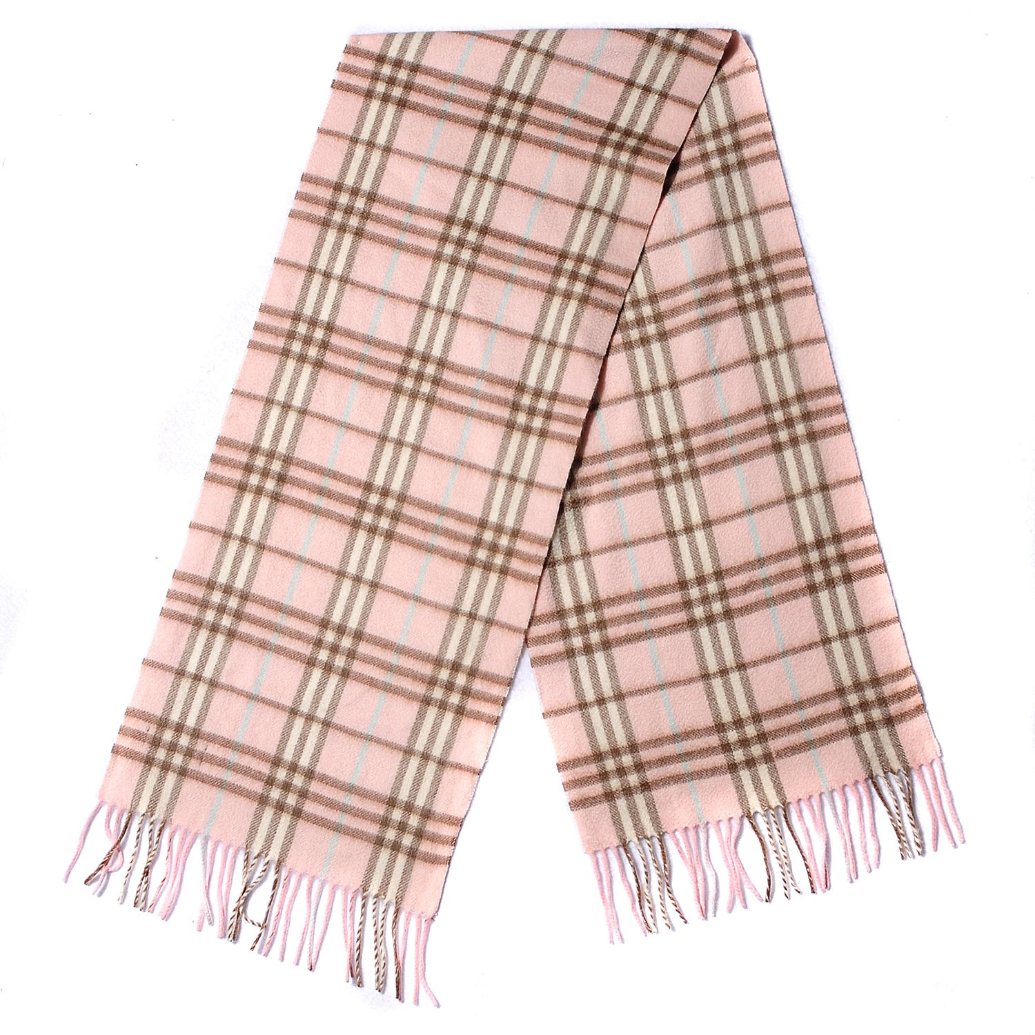 pink burberry scarf