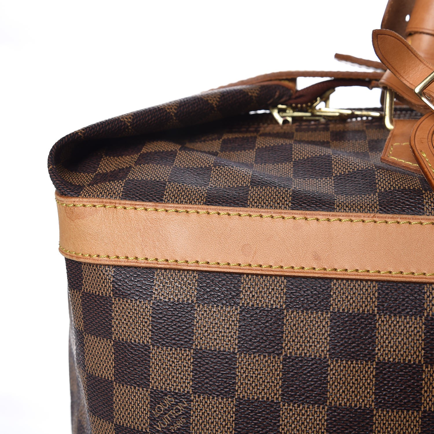 Louis Vuitton Damier Ebene Canvas Croisette Hand Carry Shoulder Handbag  Article:N53000 Made in France