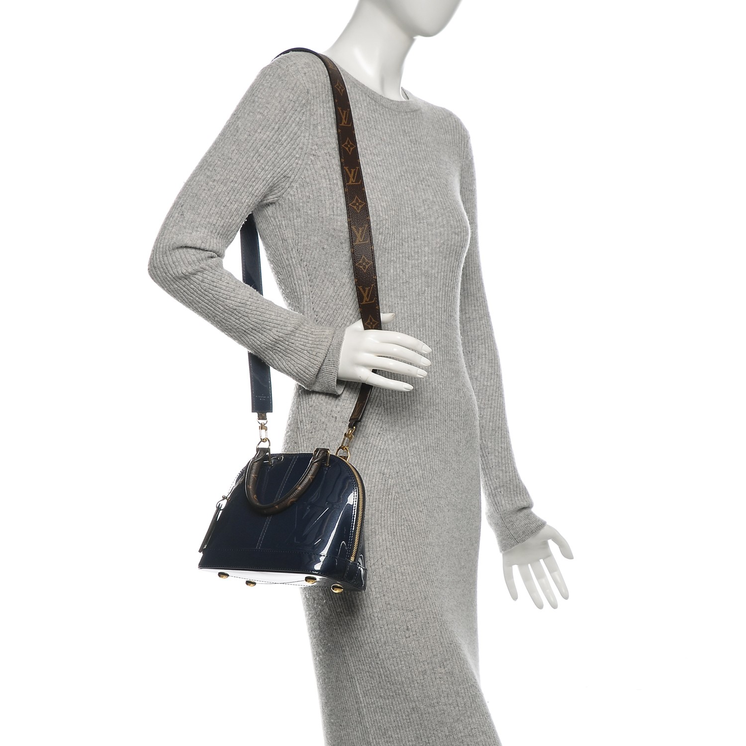 Louis Vuitton Patent Monogram Alma Marine Fashionphile Louis Vuitton Patent Monogram Alma Marine Fashionphile