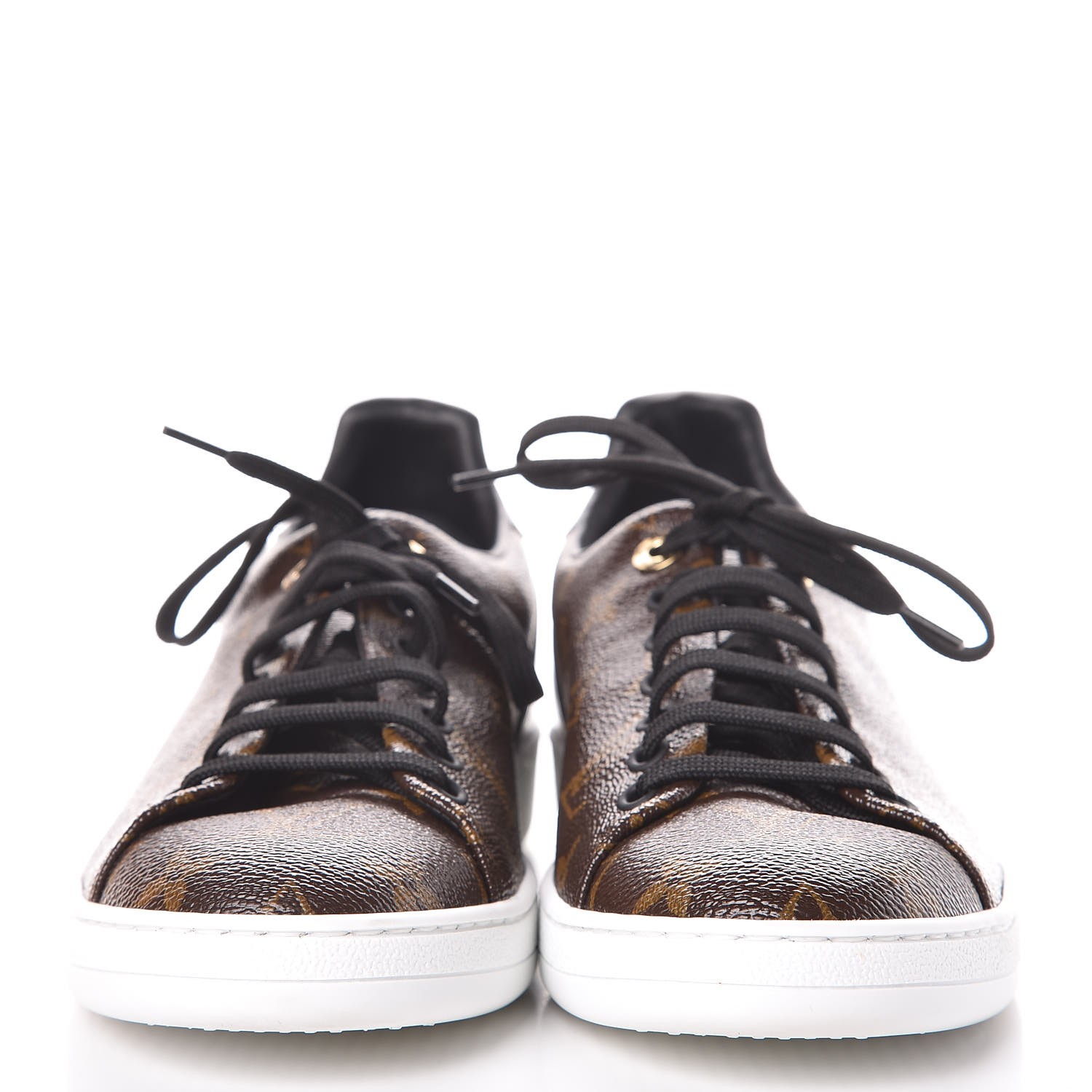 LOUIS VUITTON Womens Monogram Frontrow Sneakers 39 330157