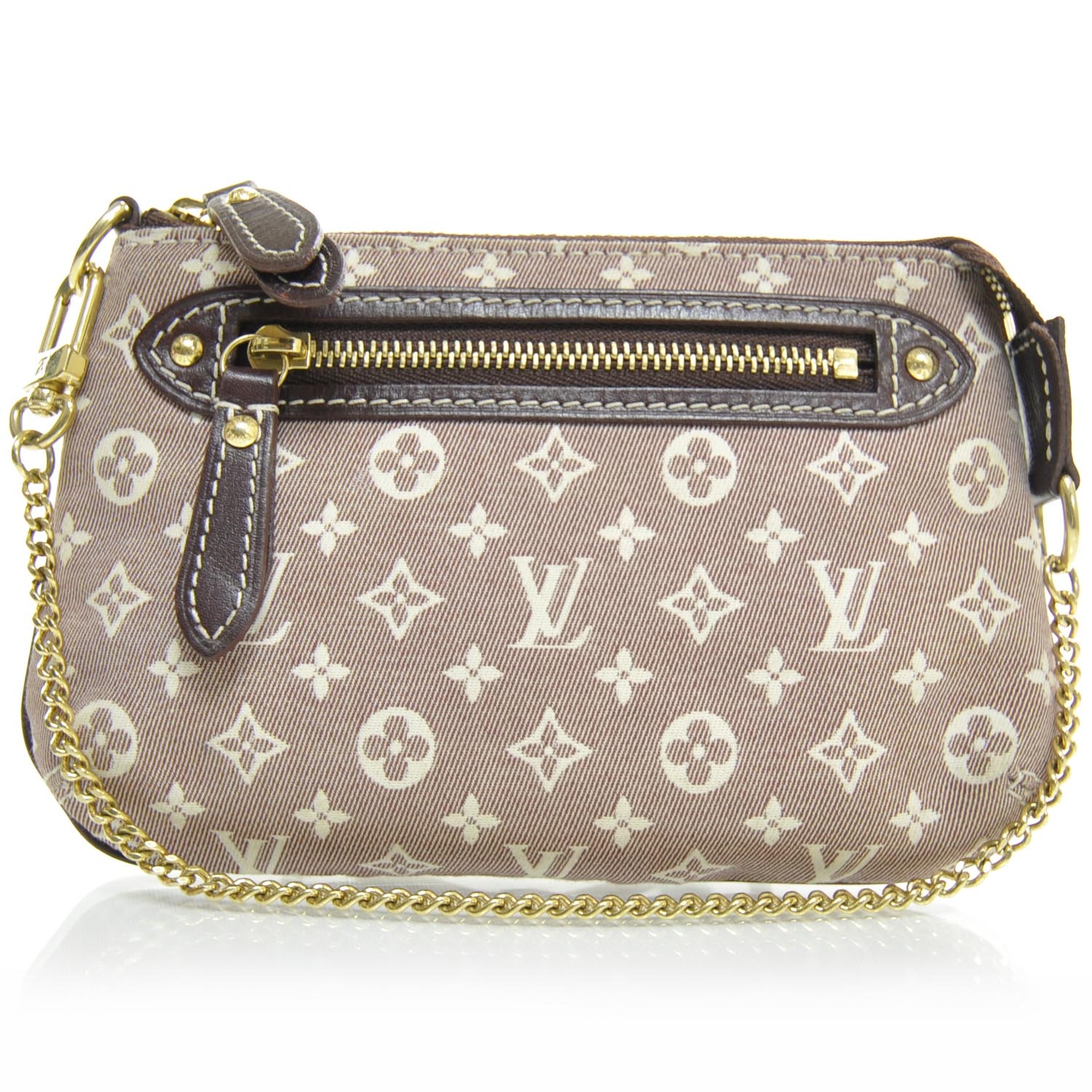 louis vuitton mini pochette accessoires bicolore black beige monogram empreinte