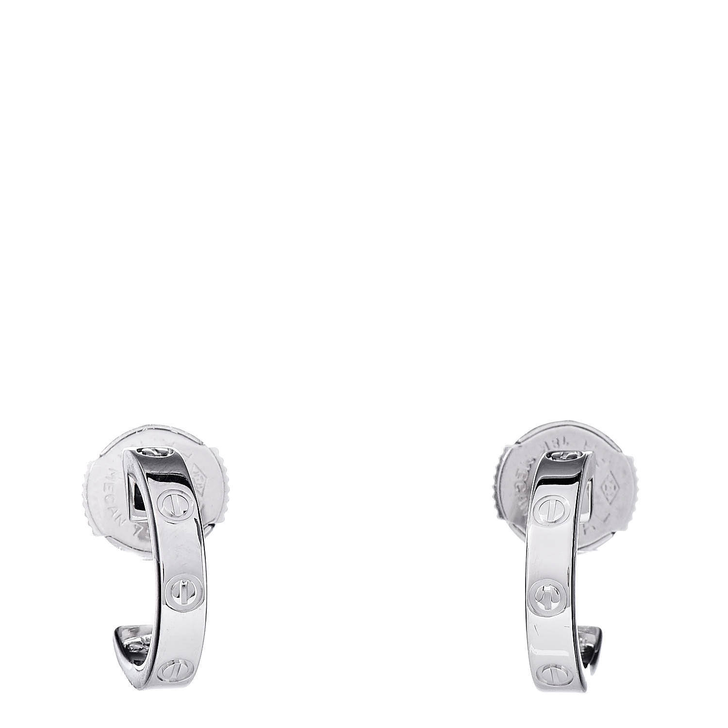 cartier small hoop earrings