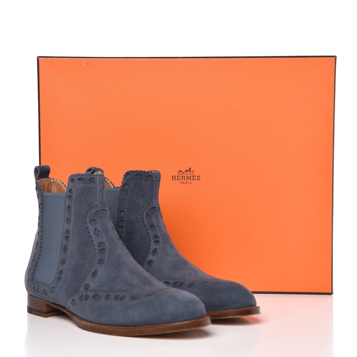 hermes wedge boots