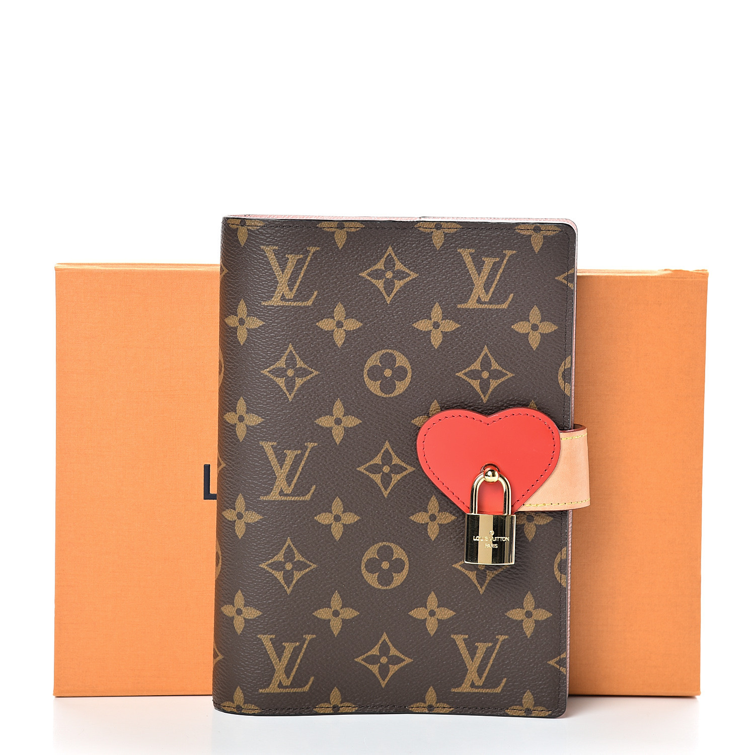 Authentic LOUIS VUITTON Paul Notebook Cover GI0238 Monogram Canvas