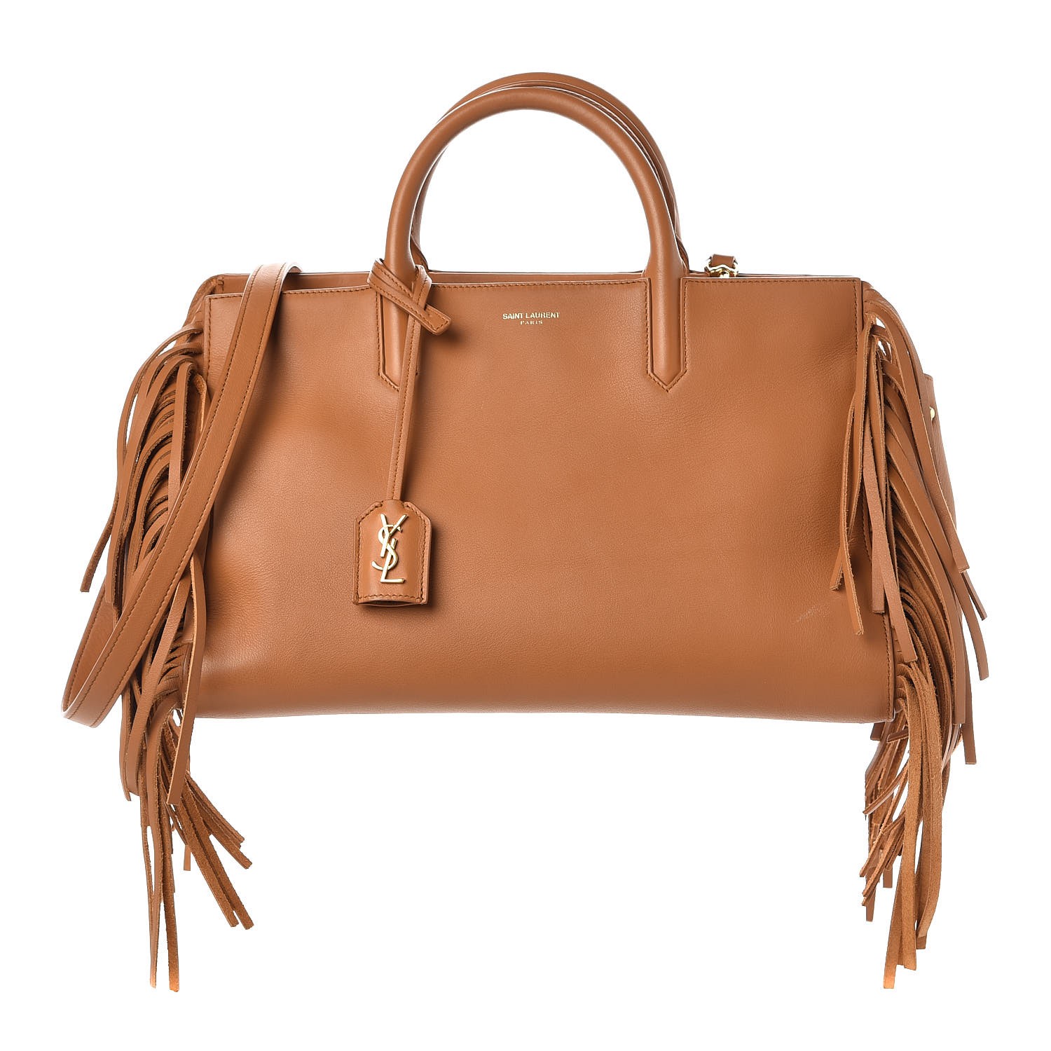 saint laurent fringe tote