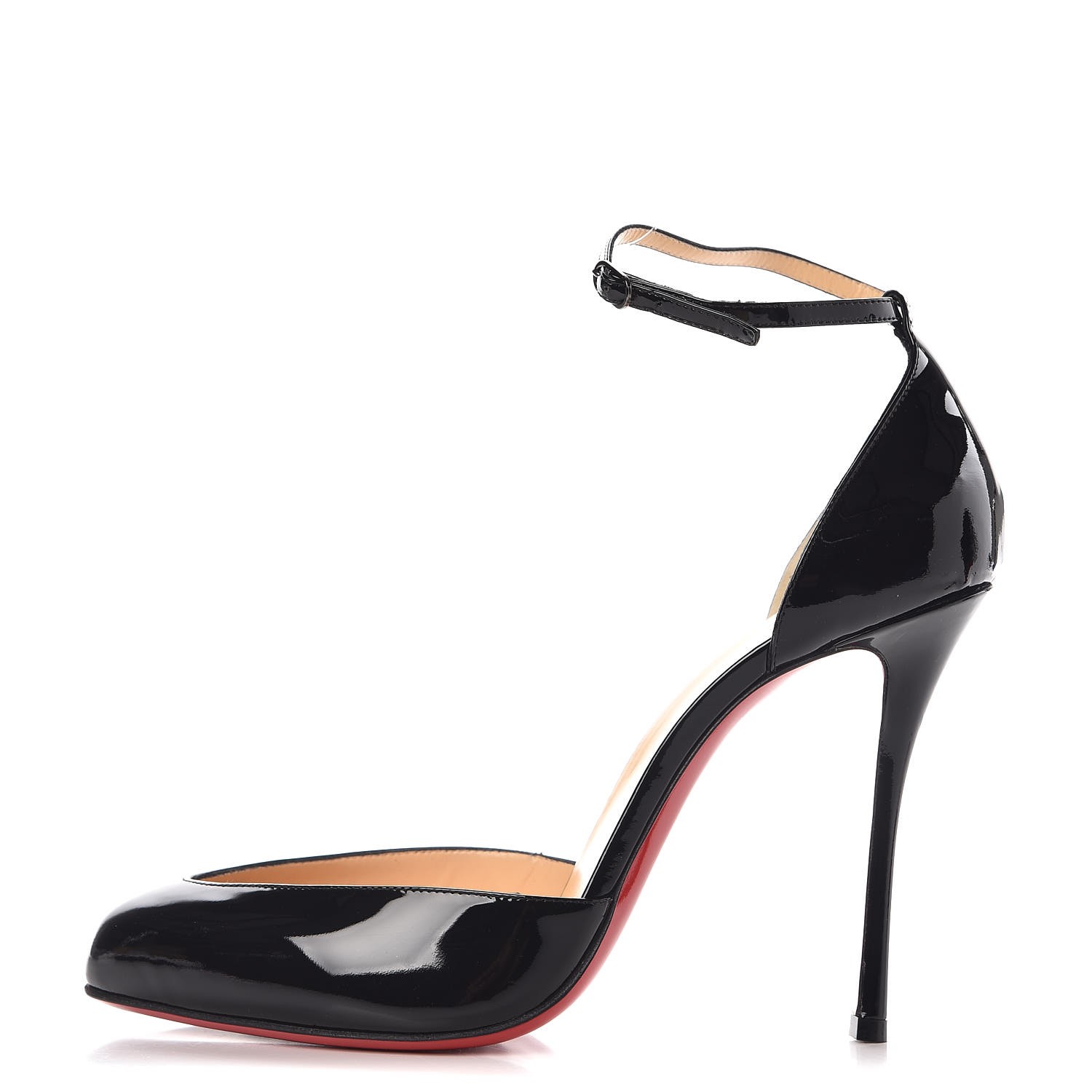 CHRISTIAN LOUBOUTIN Patent Dollyla 100 Pumps 41.5 Black 311888 ...