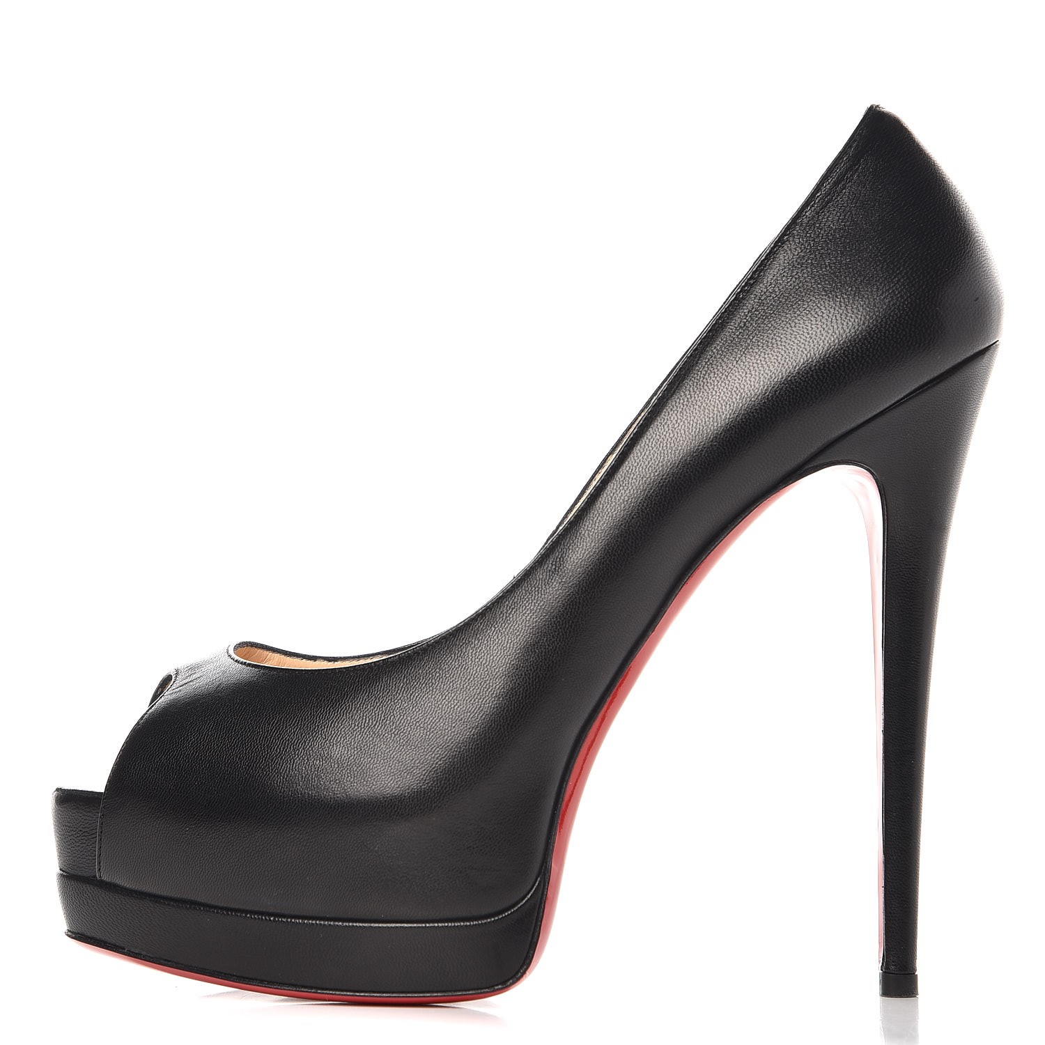 christian louboutin palais royal peep toe platform pumps