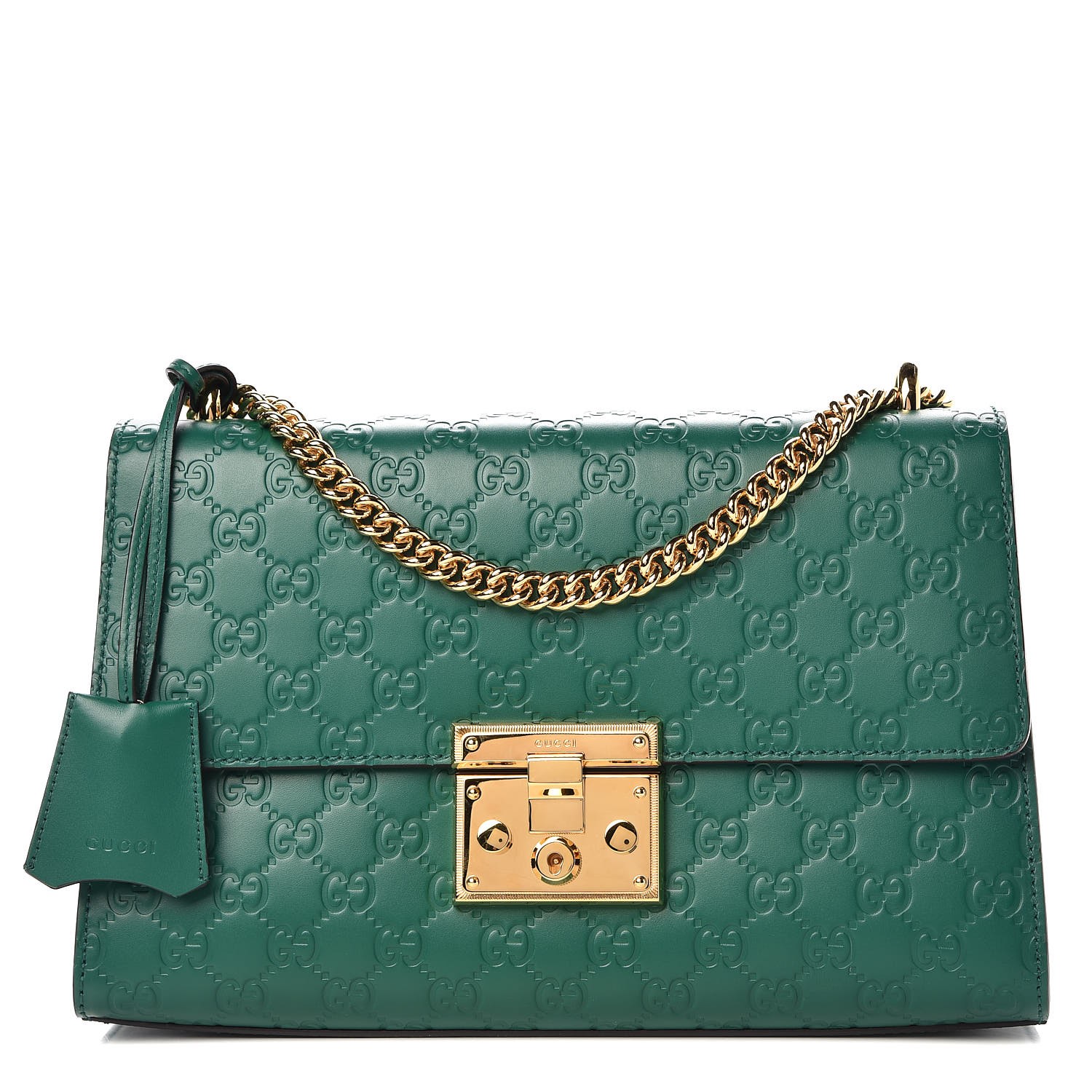 gucci padlock green