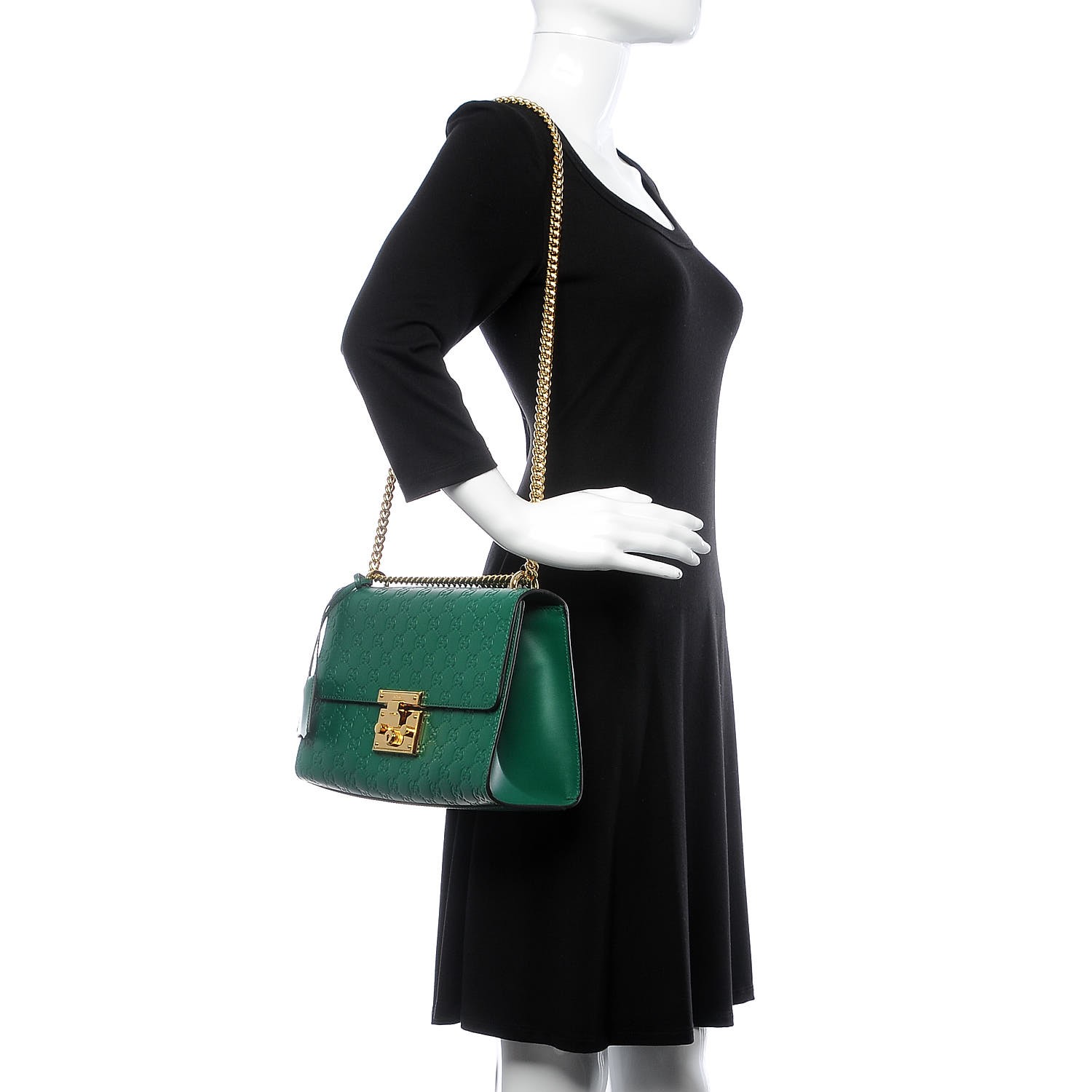 gucci padlock green