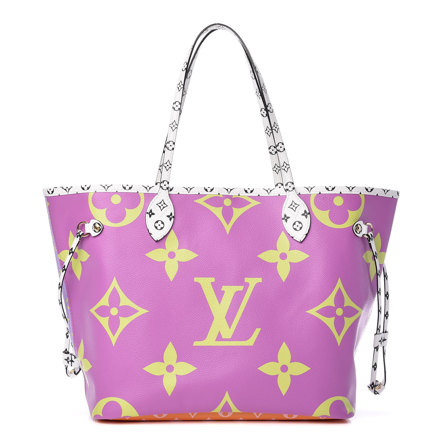 LOUIS VUITTON Monogram Giant Neverfull MM Pink Lilac 431099