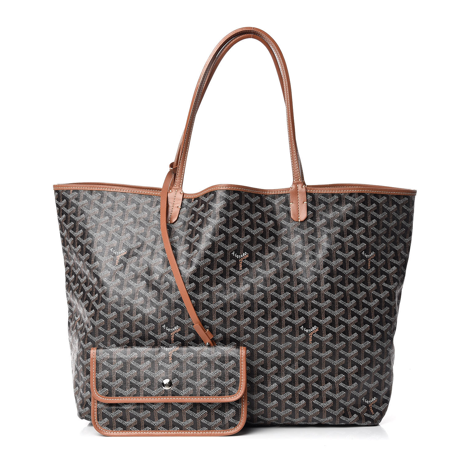 GOYARD Goyardine Saint Louis GM Black Gold 432661
