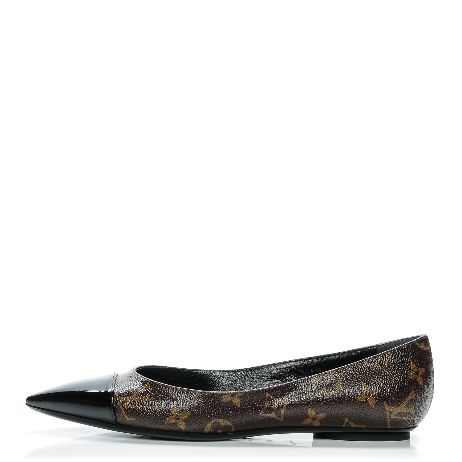 monogram ballet flats