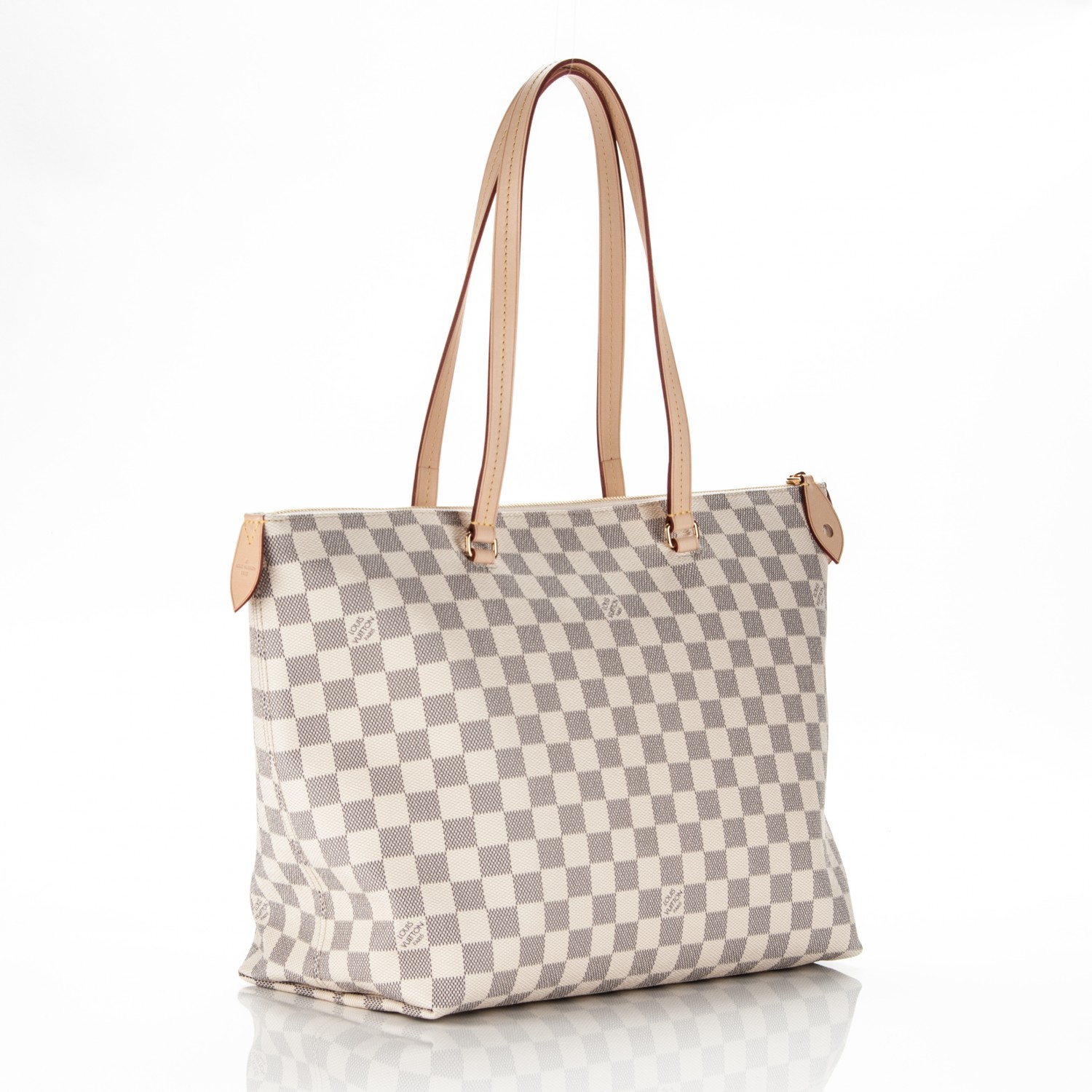 Louis Vuitton Damier Azur Canvas Eva Clutch Bag - Yoogi's Closet