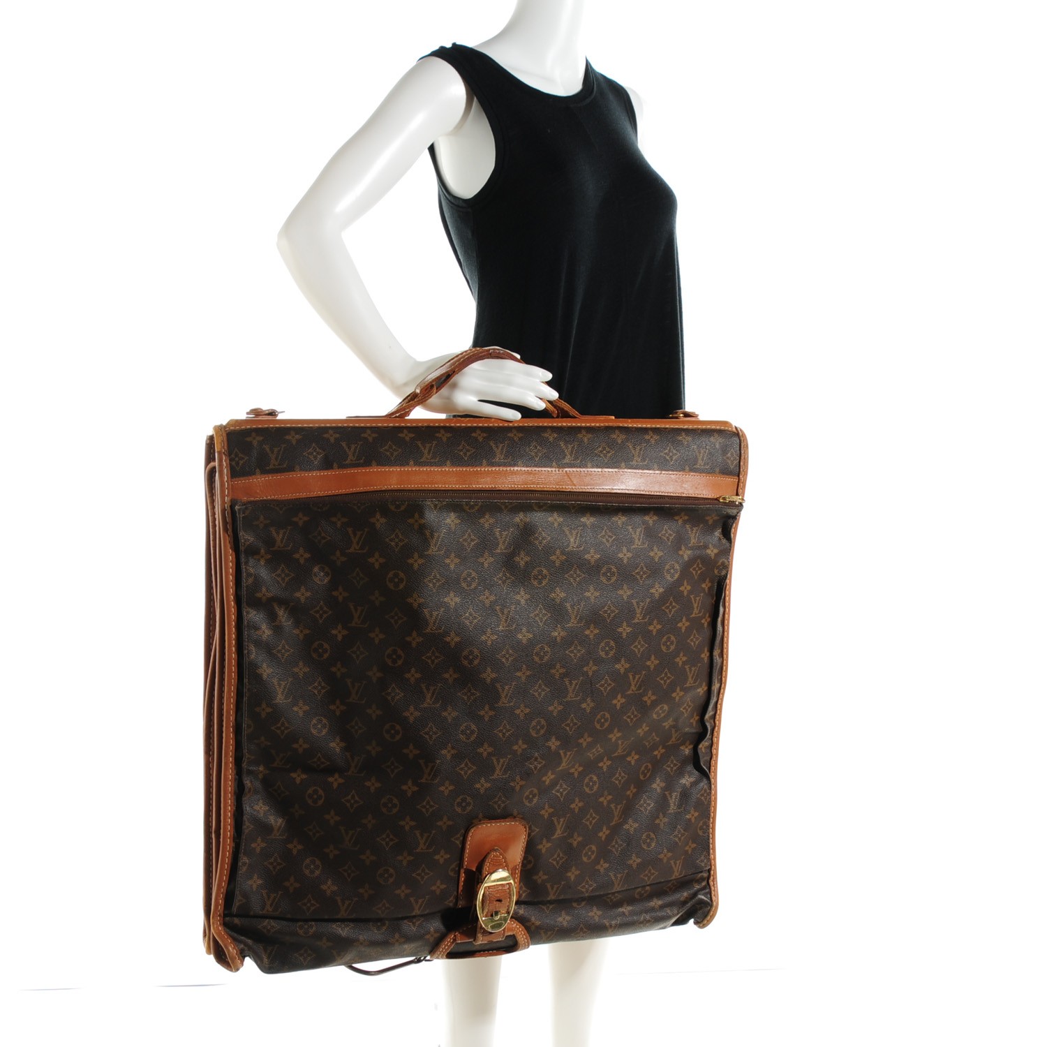LOUIS VUITTON French Company Monogram Garment Bag 130342