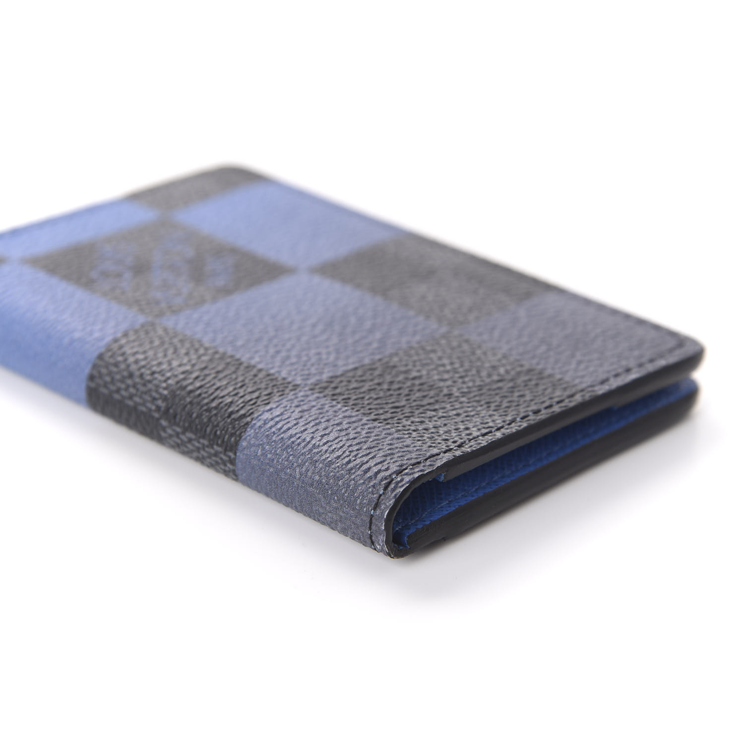 Louis Vuitton Pocket Organizer Blue Damier Graphite Giant coated canvas  N40412