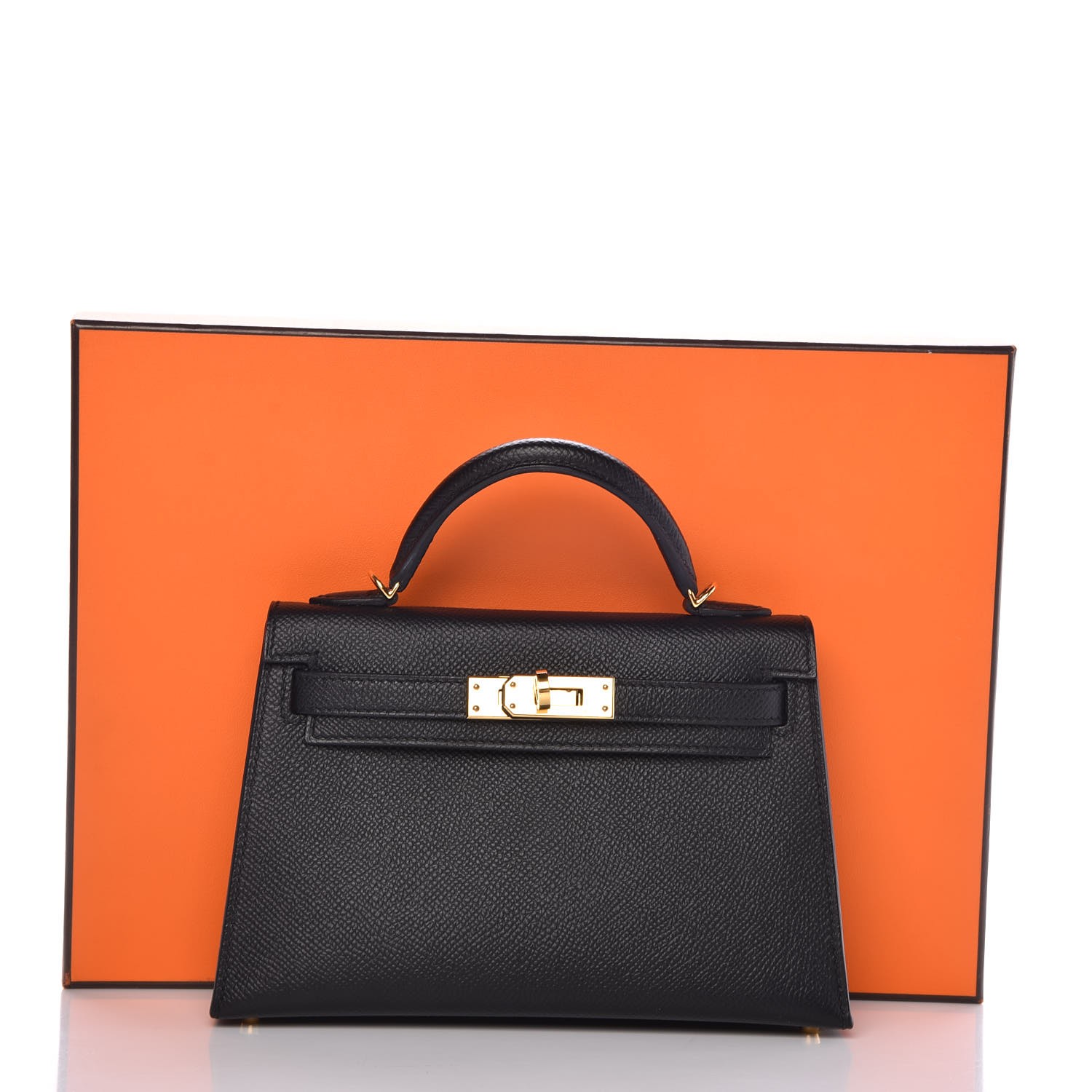 hermes mini kelly black