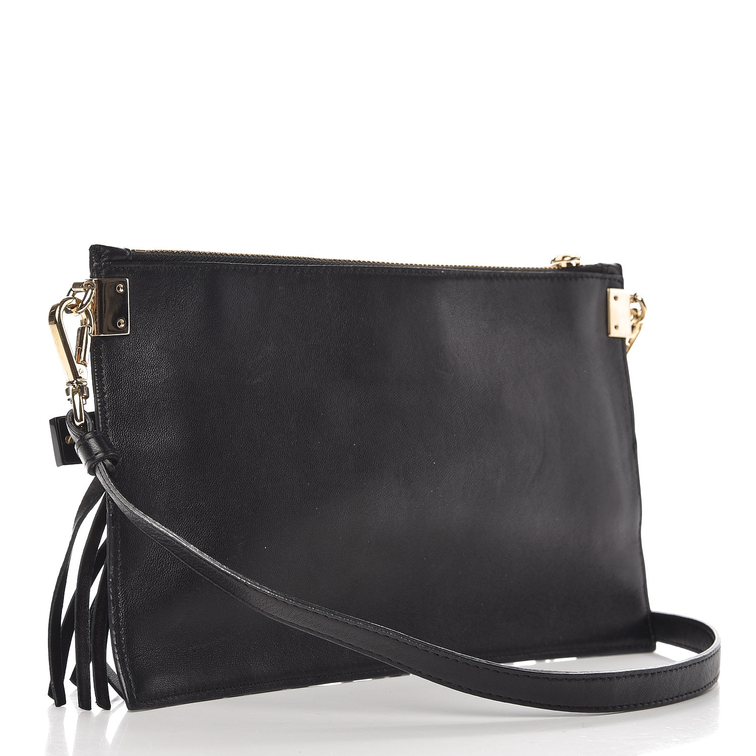 palazzo calf leather shoulder bag