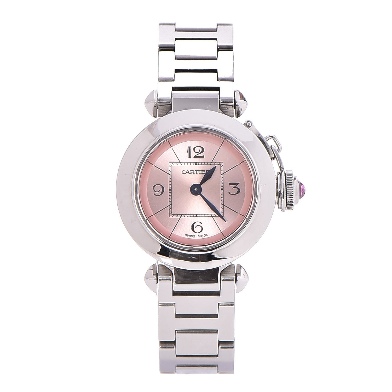 cartier pink pasha watch