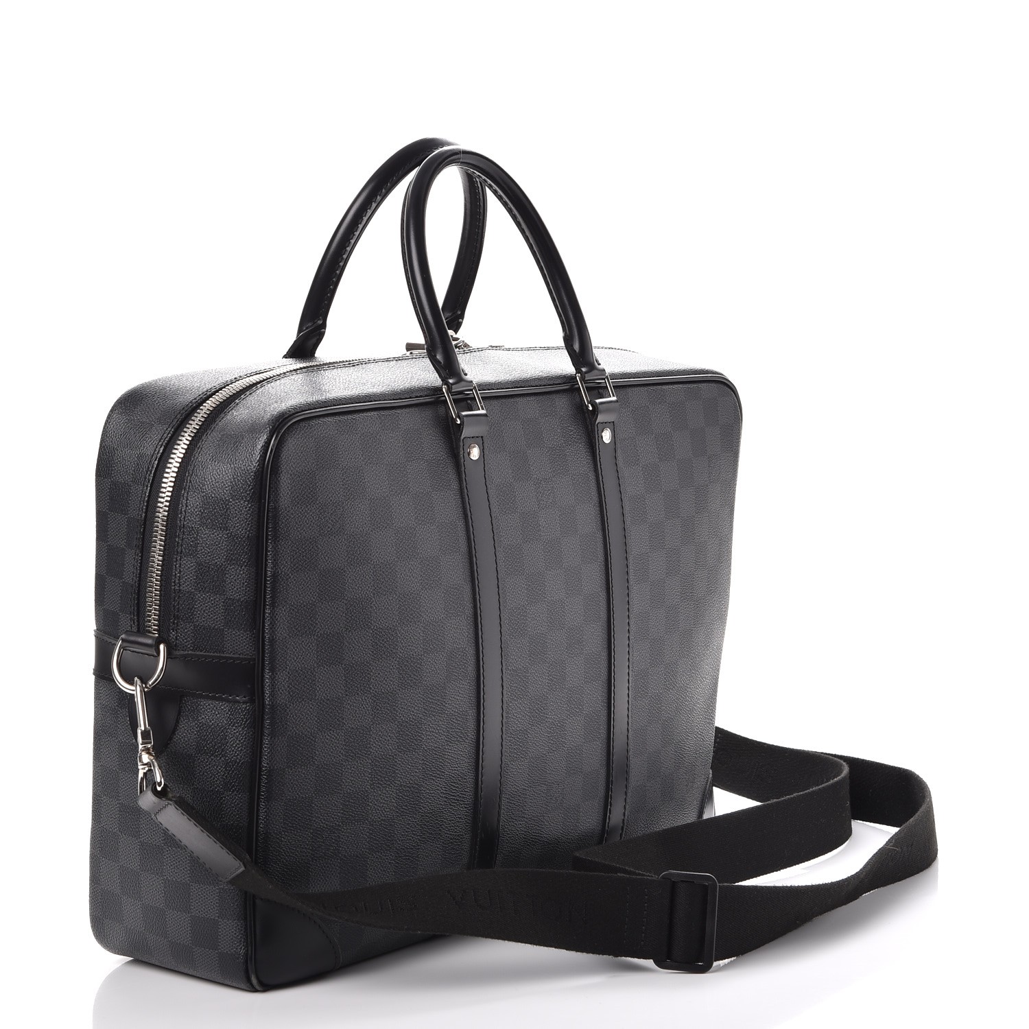 louis vuitton porte documents voyage gm damier graphite