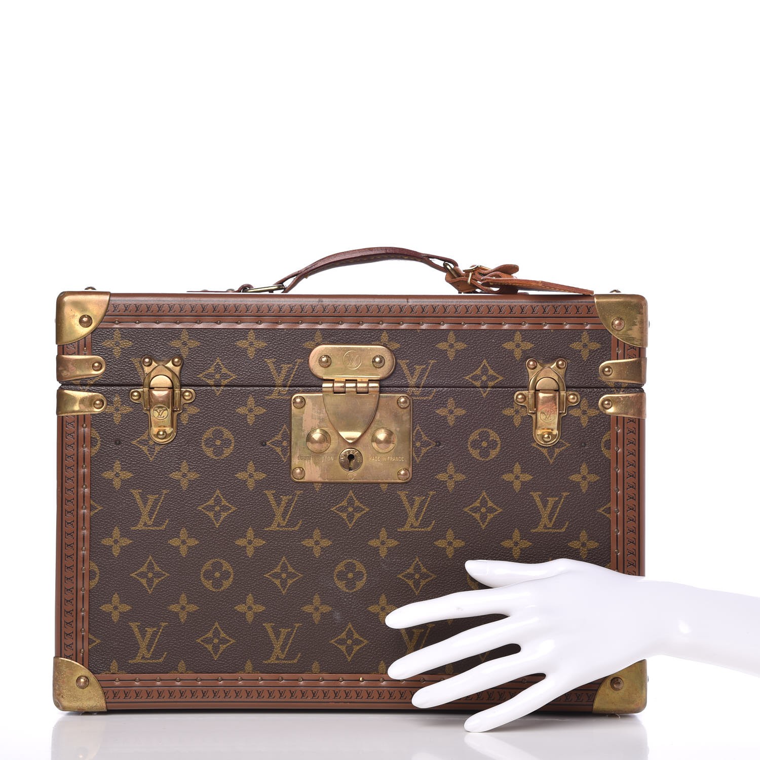 Louis Vuitton Boite Pharmacie Monogram Train Case Vanity Travel Cosmetics  Box