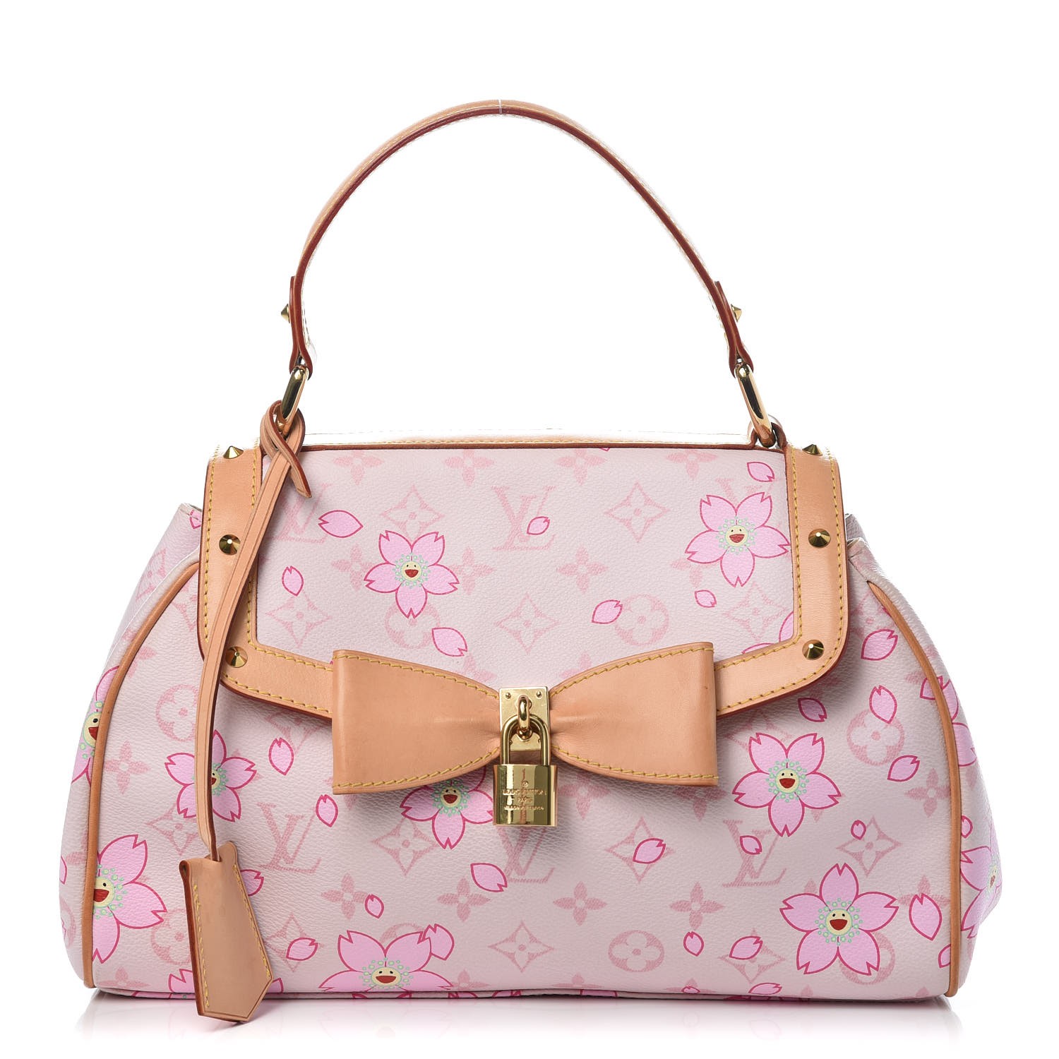 LOUIS VUITTON Monogram Cherry Blossom Sac Retro Pink 334933